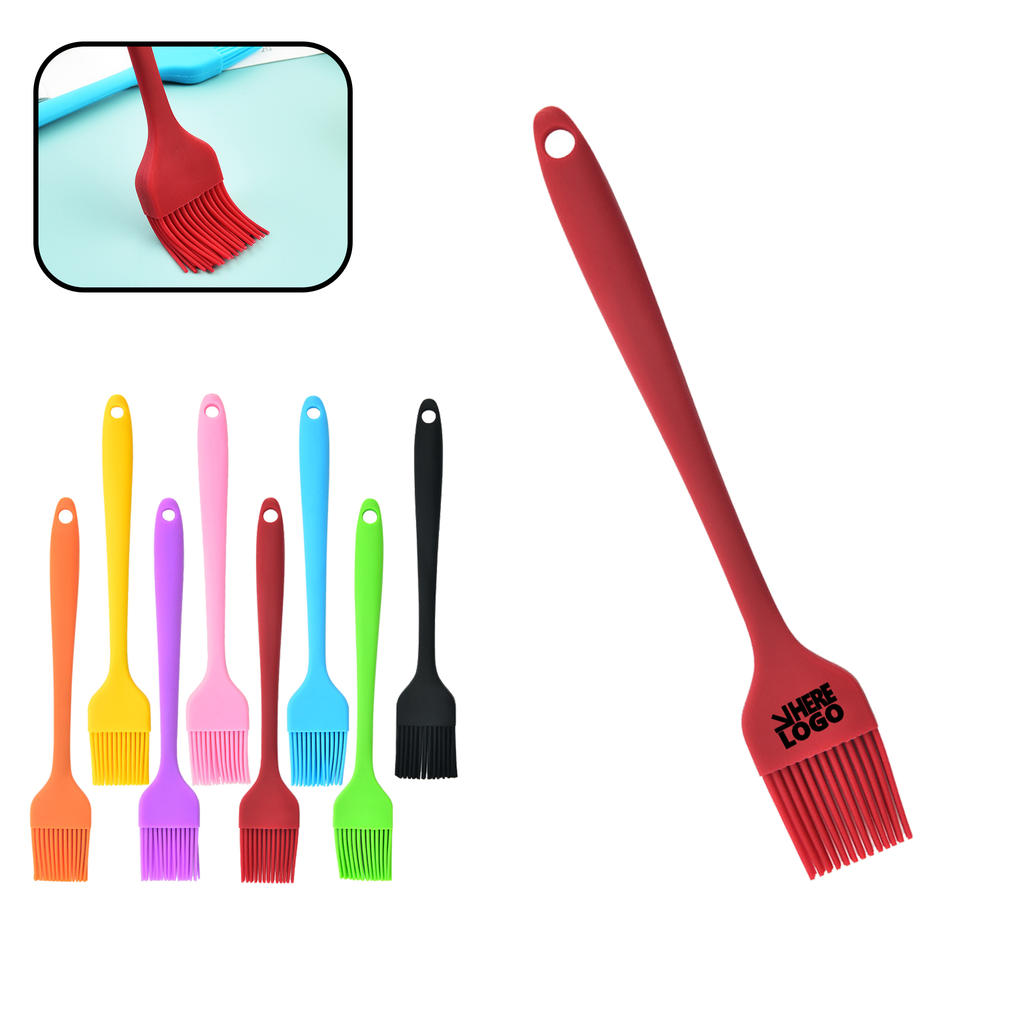 MOQ 30 PCS Heat Resistant Kitchen Brush 2