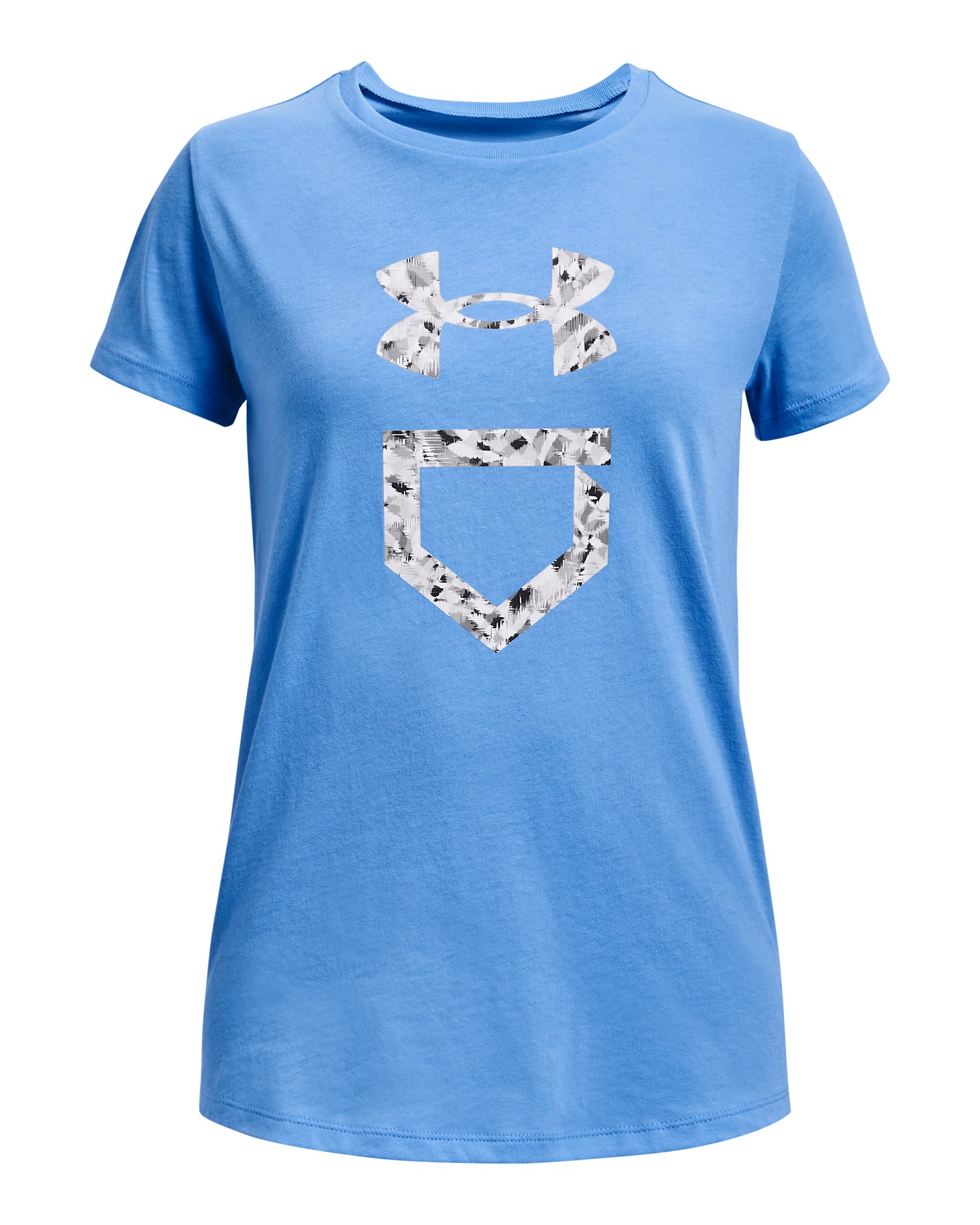 UA Plate Fill Girls' Short Sleeve 2