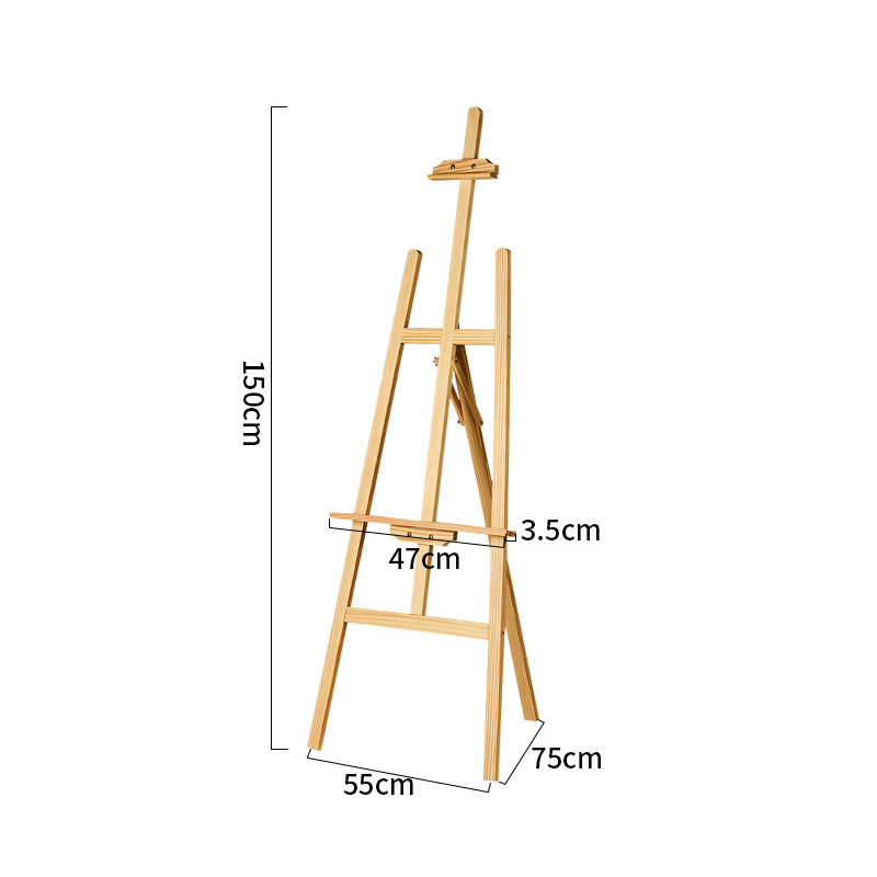 Adjusted Solid Wood Easel 5