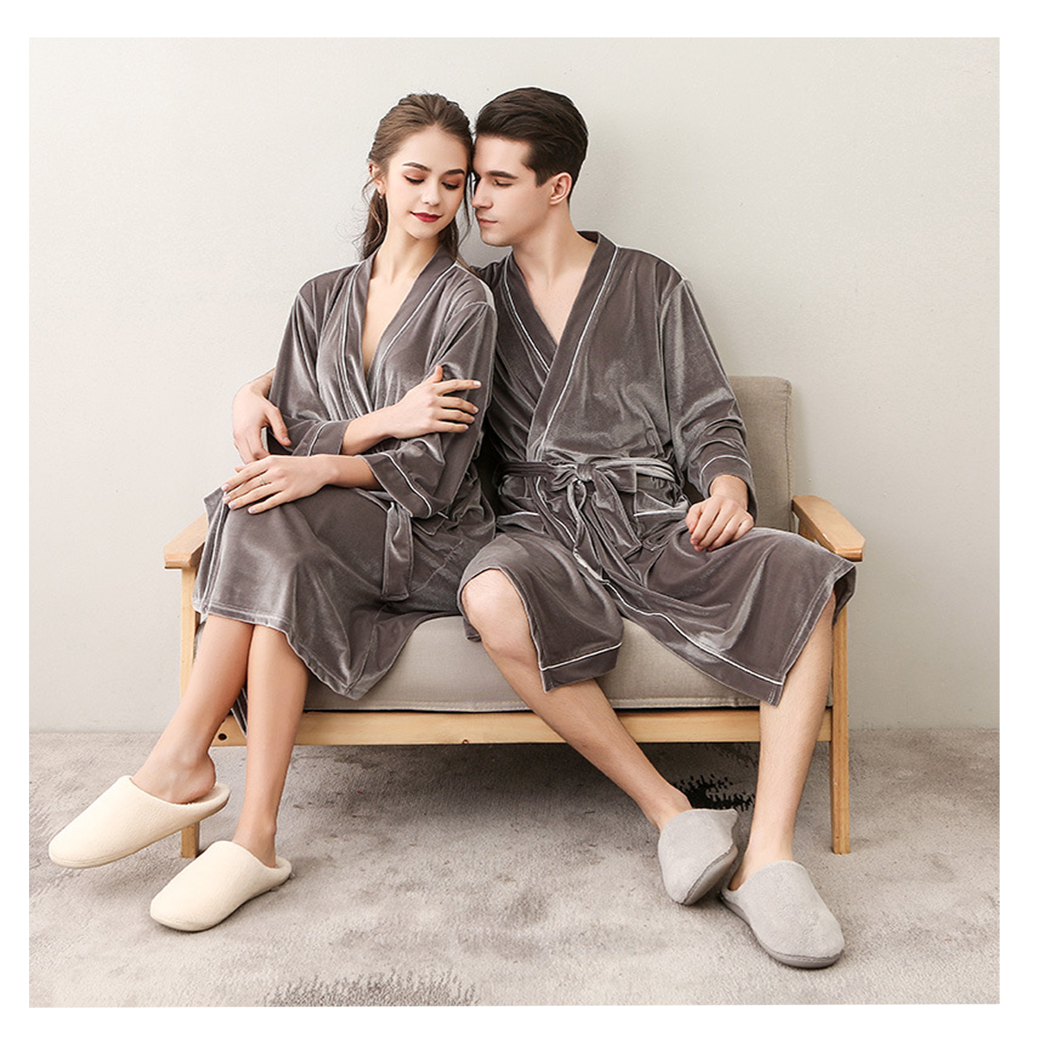 Velour Luxurious Bath Robes 5
