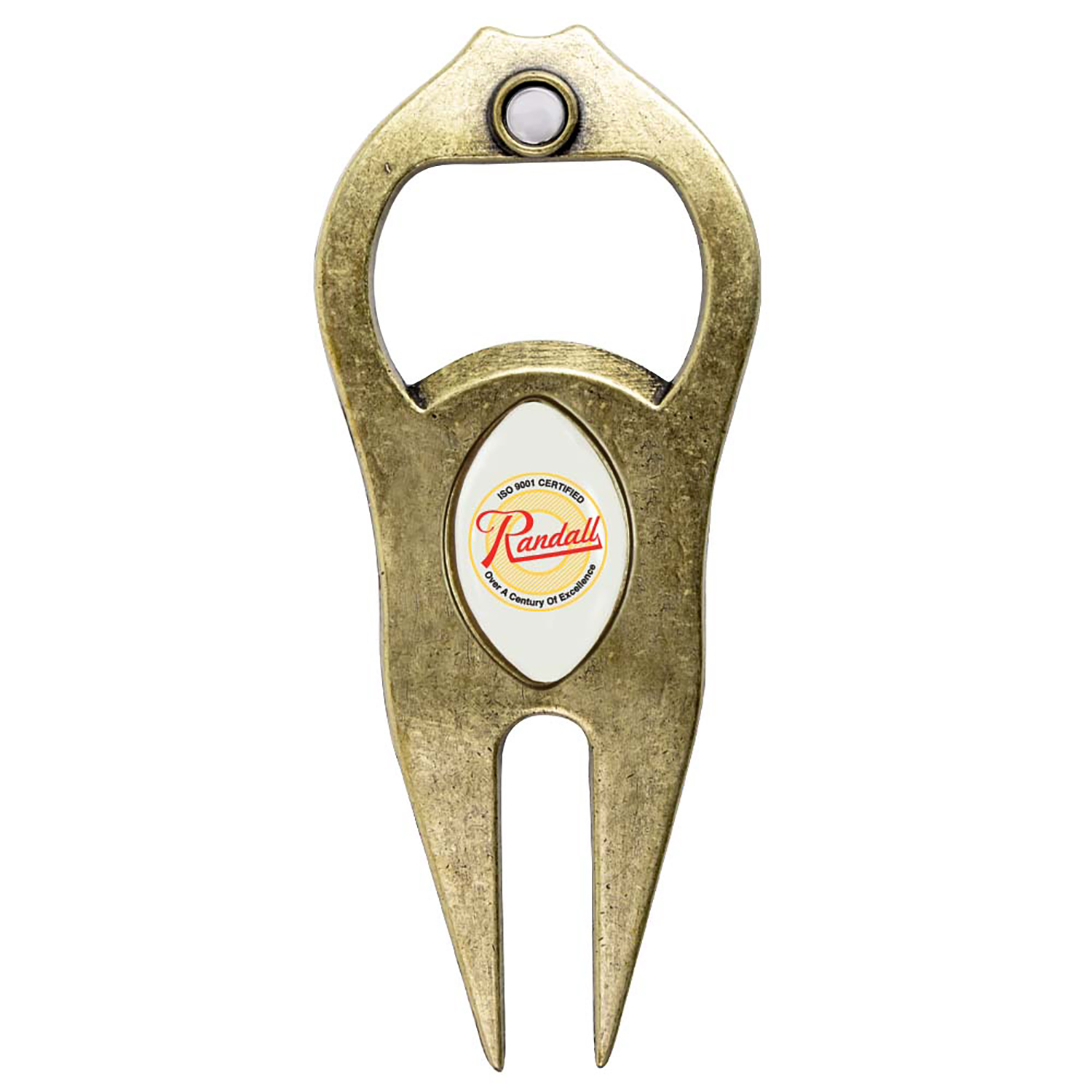 Hat Trick Golf Divot Tool With Football Shape Ball Marker