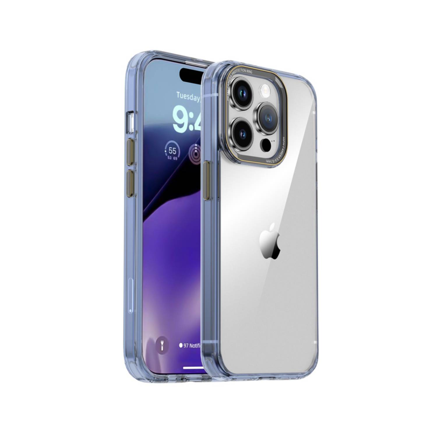 Metal Button PC Mobile Phone Case 3