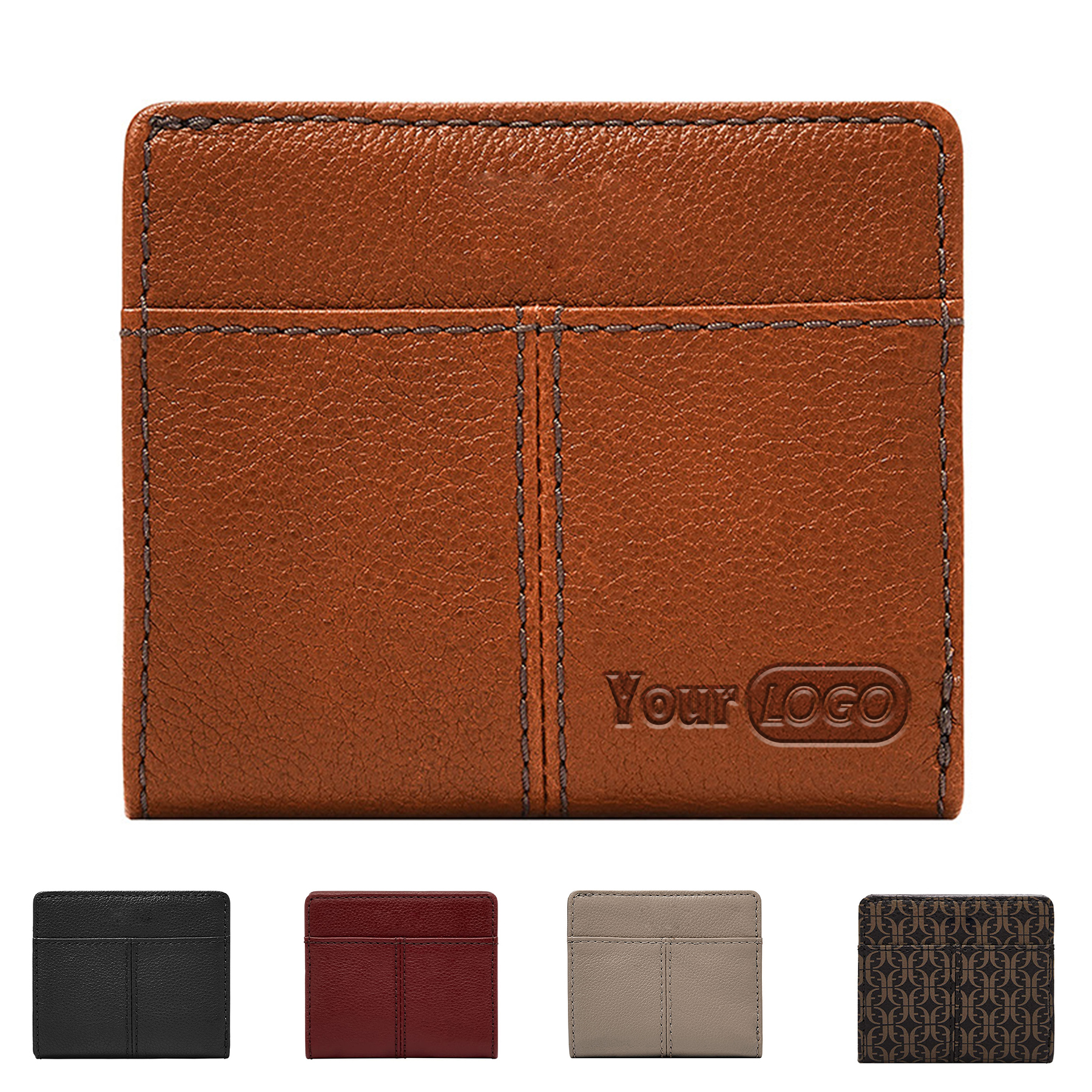 PU ultra-thin convenient short wallet 5