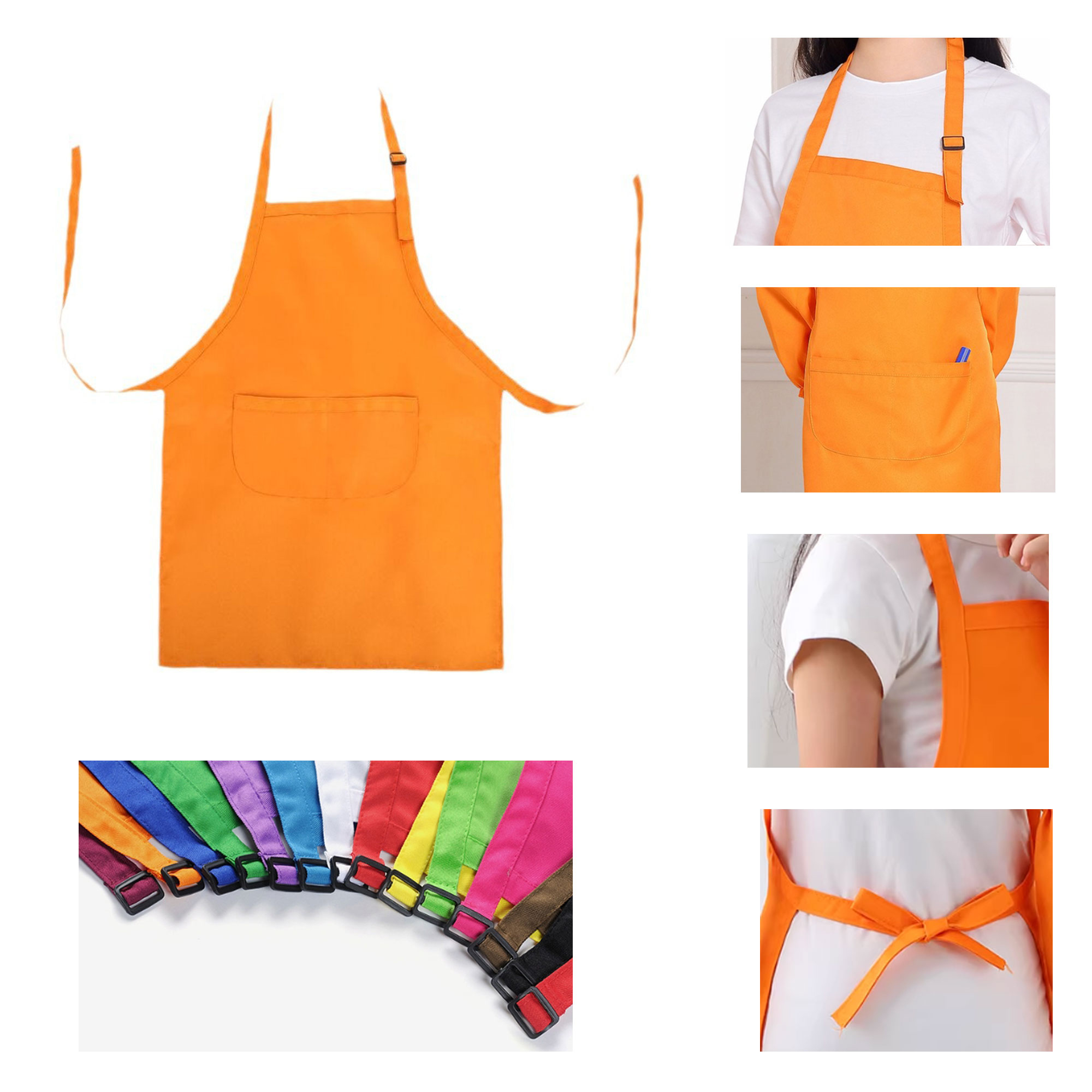 Kids Adjustable Chef Apron 2
