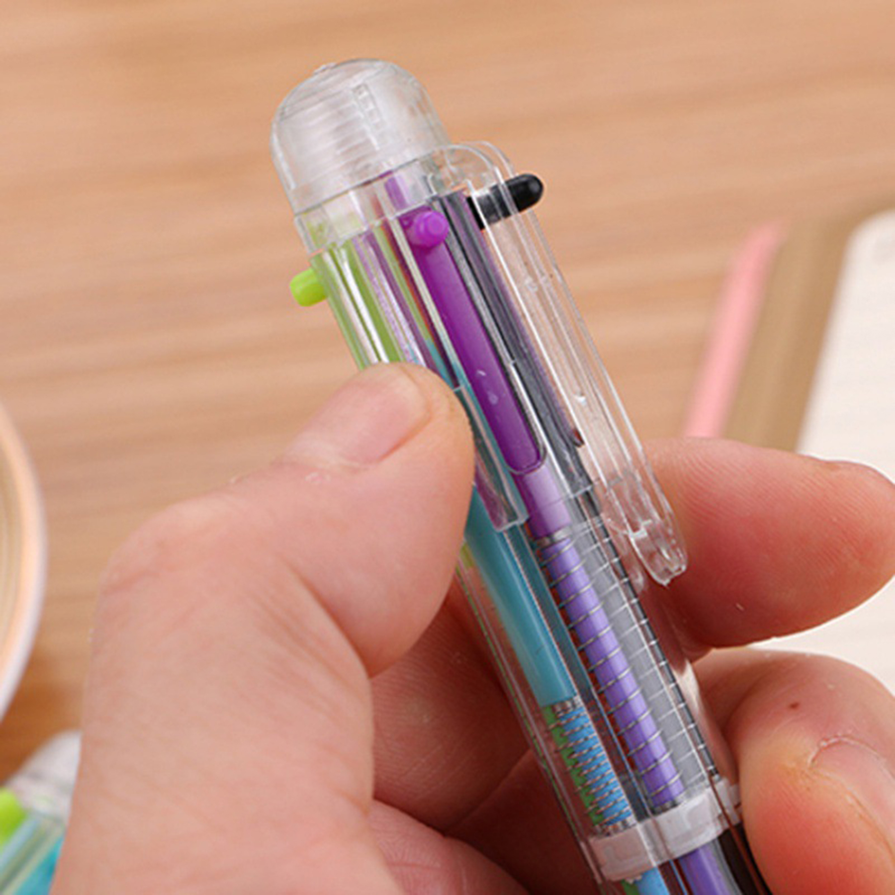 Retractable 6 Color Pen 3