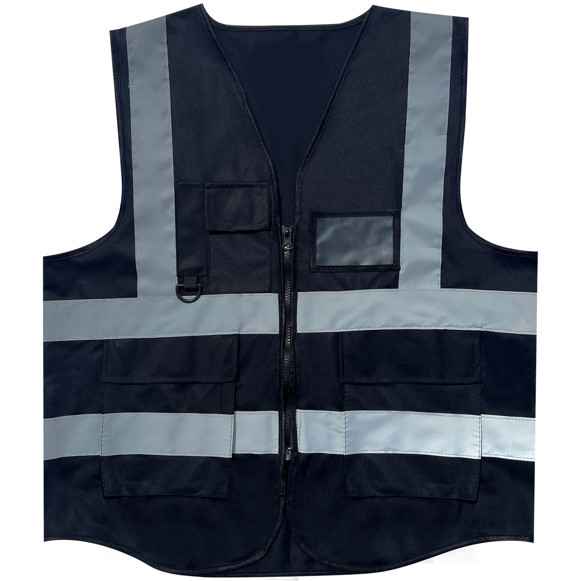 Multiple Pockets High Visibility Safety Reflective Vest 11