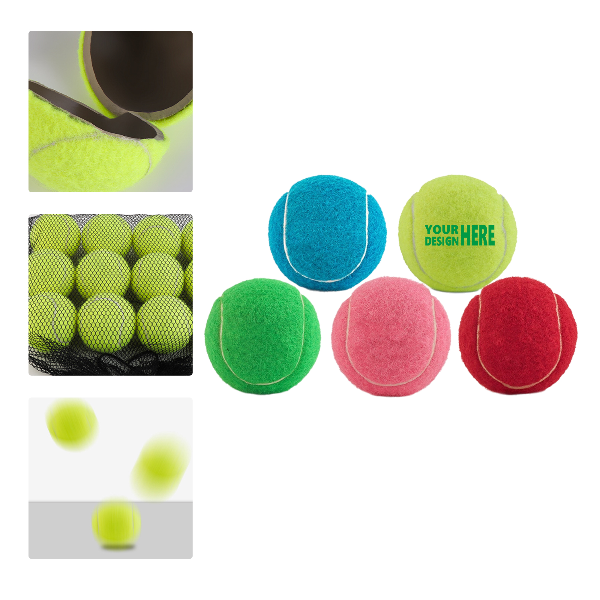 MOQ 50 High Bounce Durable Tennis Ball Pet Dog Chew Toy Training Ball 1