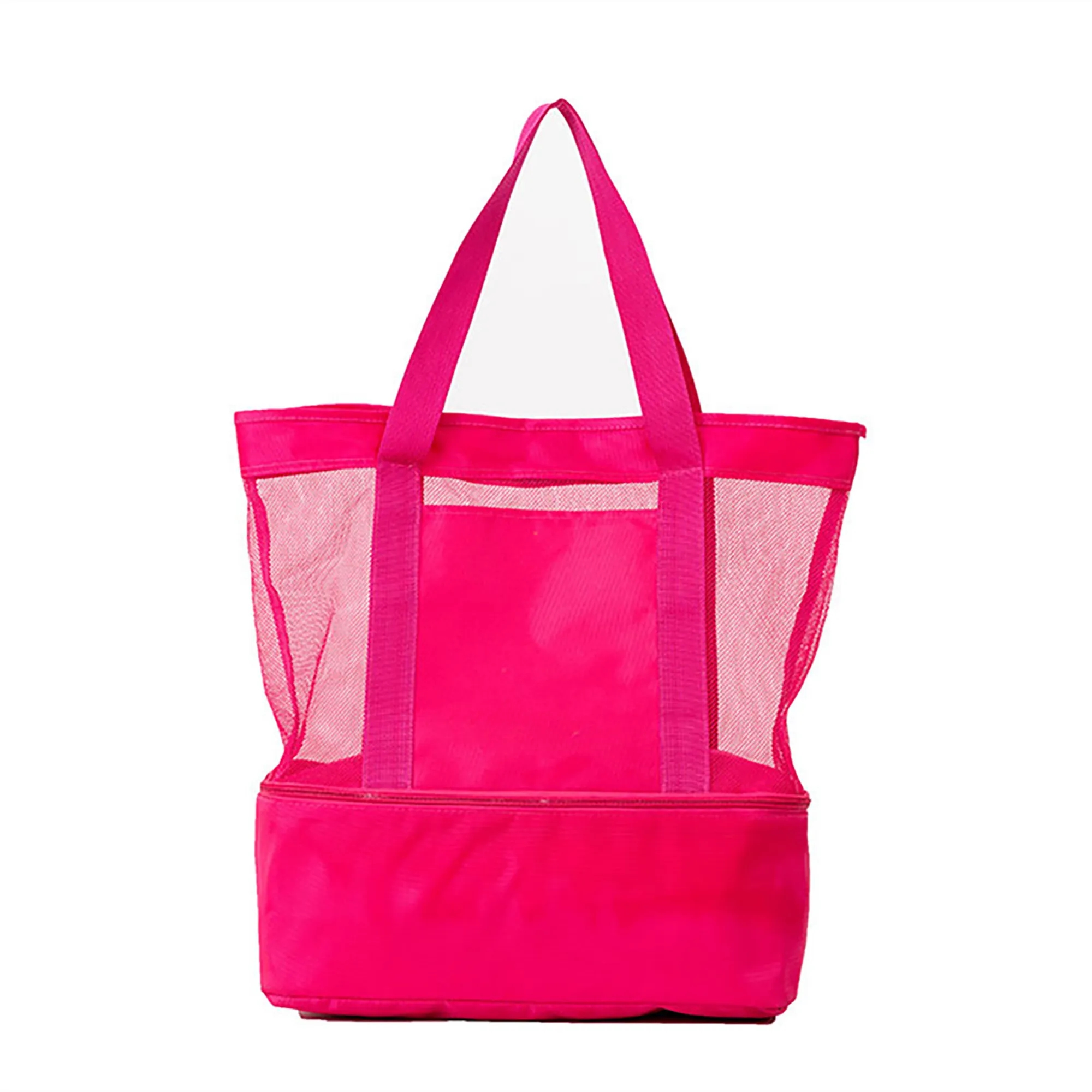 Mesh Beach Bag With Cooler 2