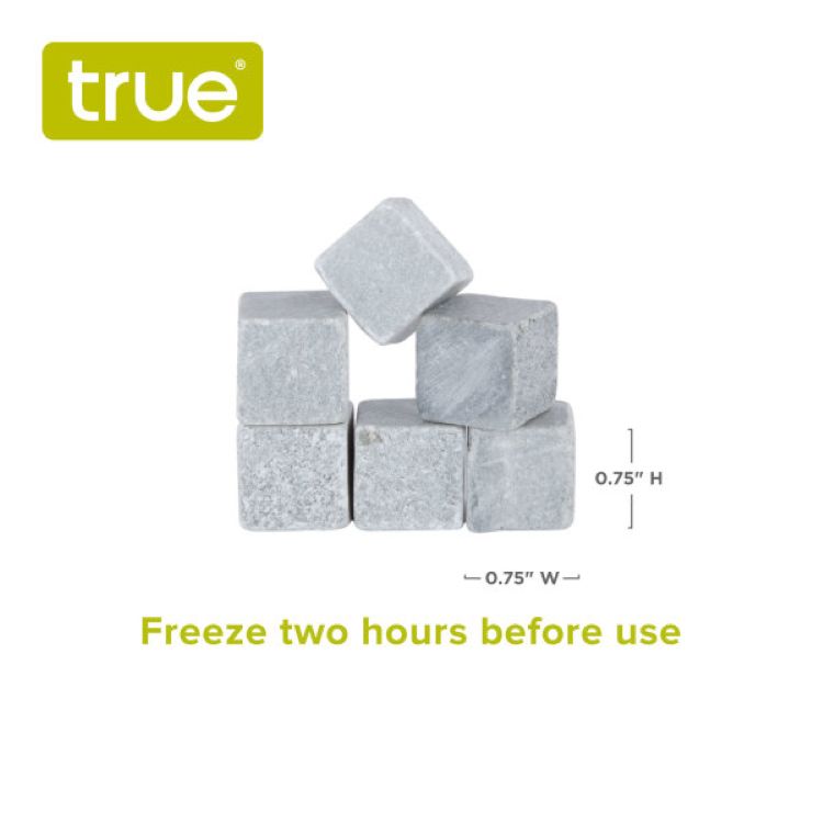 True® Glacier Rocks® 6 Piece Soapstone Cube Set 2