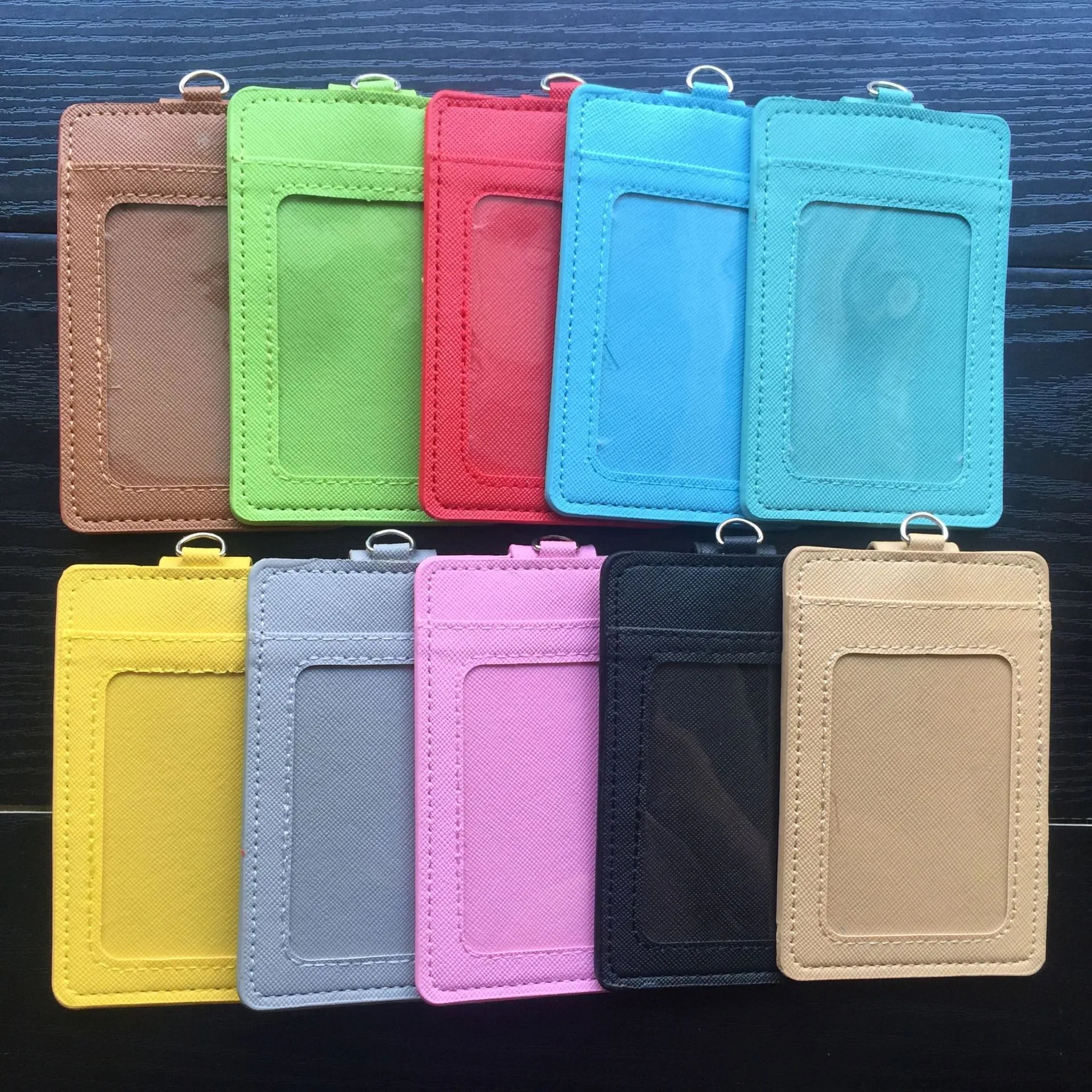 PU Leather Business ID Card Holder 2