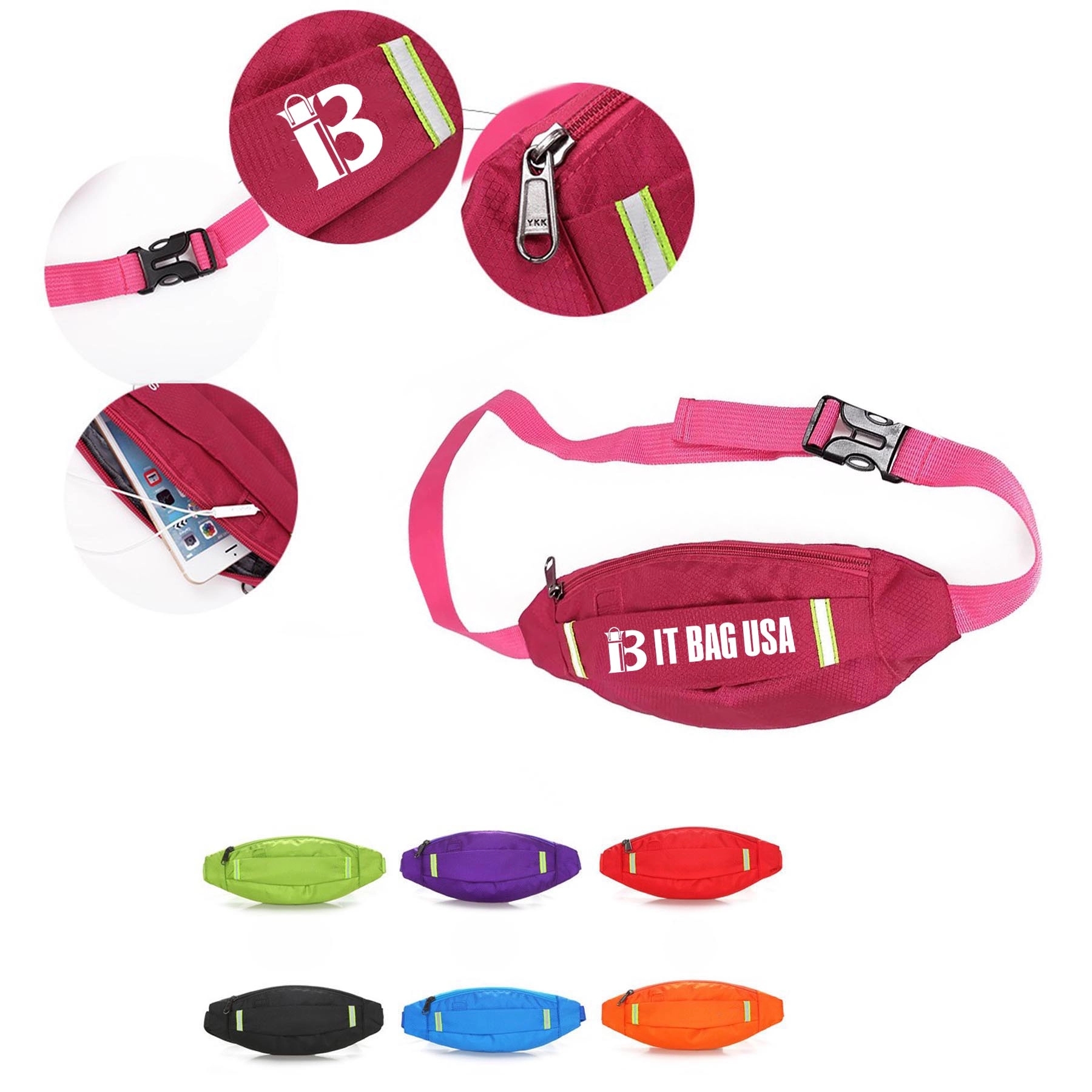 Sport Running Belt Waterproof Fanny Waist Pack Bag 2