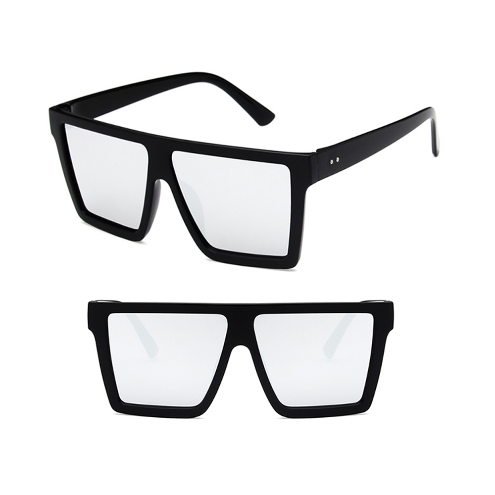 Fashionable rectangular retro sunglasses 5