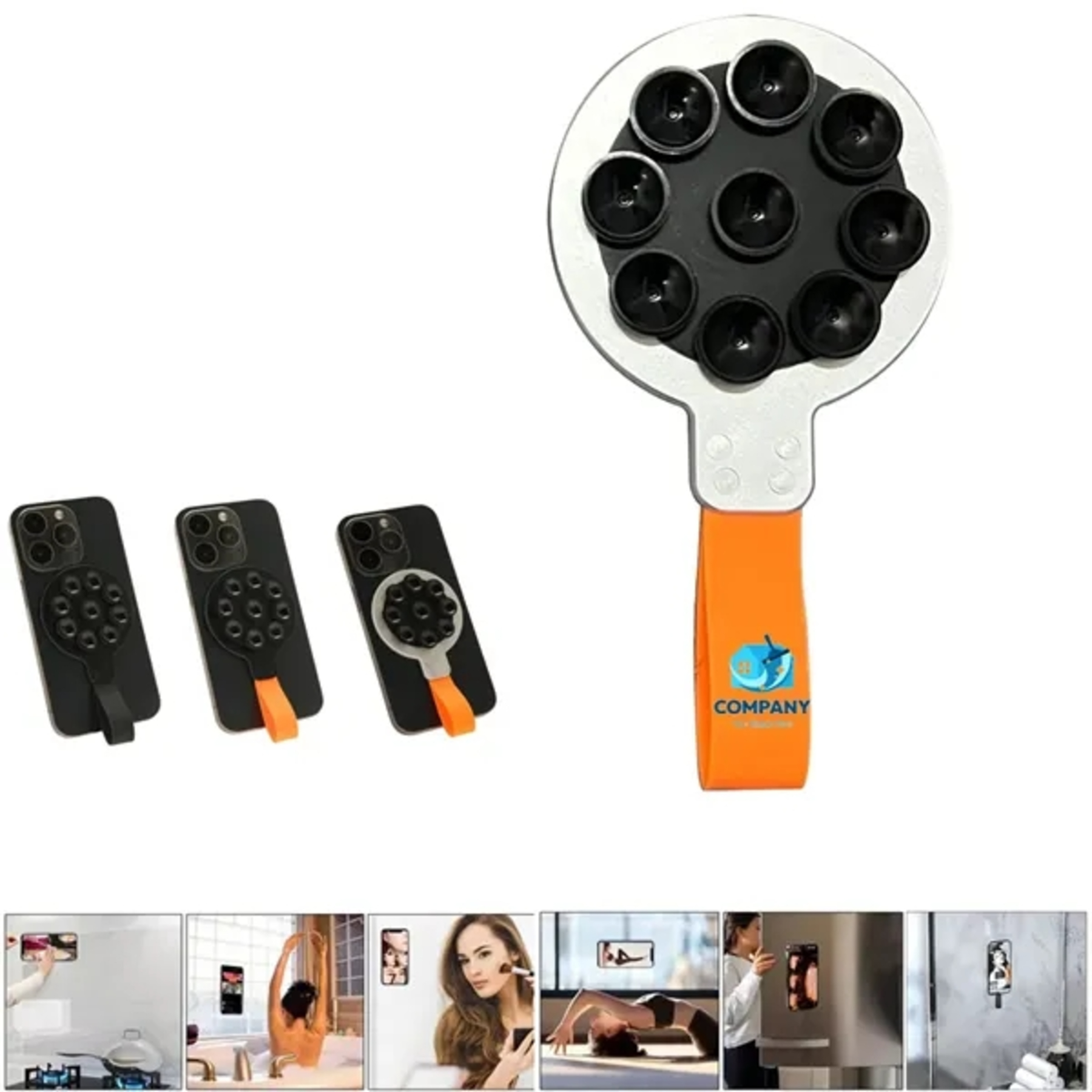 Magnetic Silicone Suction Phone Holder
2