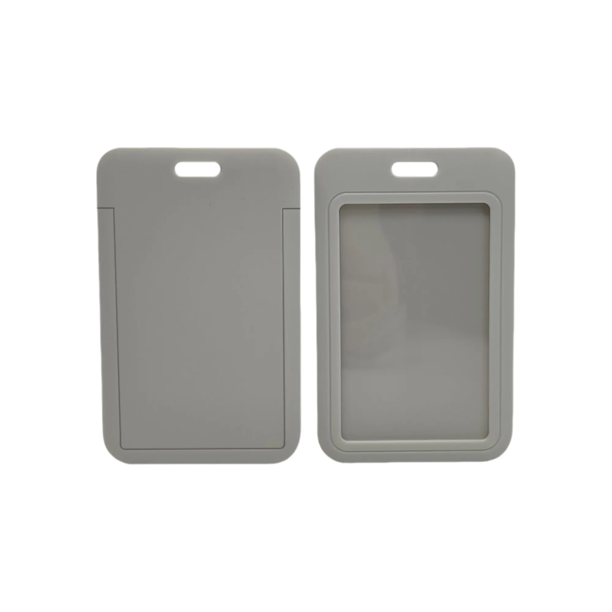 Slide Open Plastic Portrait Lanyard Card Holder 13