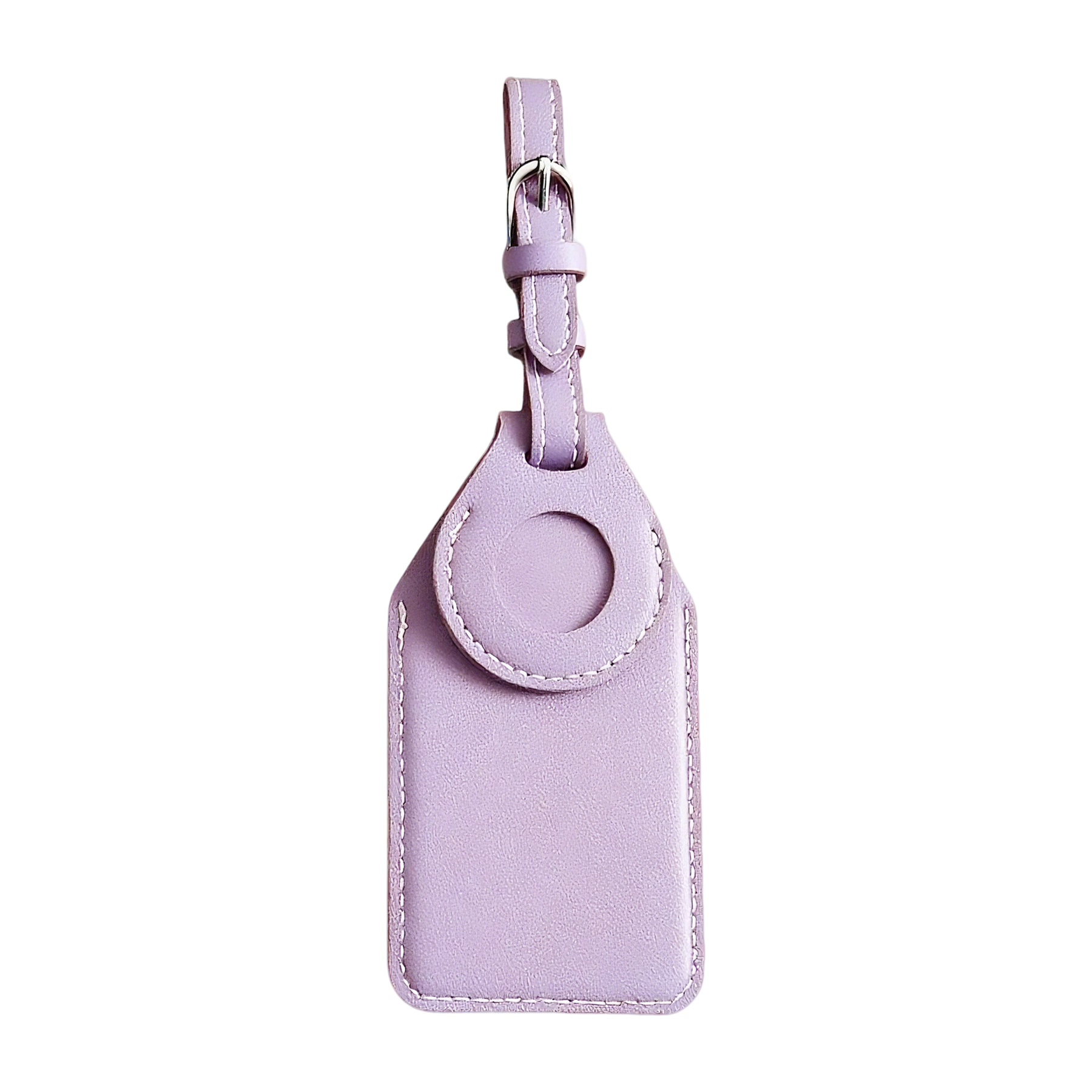 PU Leather Luggage Tag With Airtag Holder 6