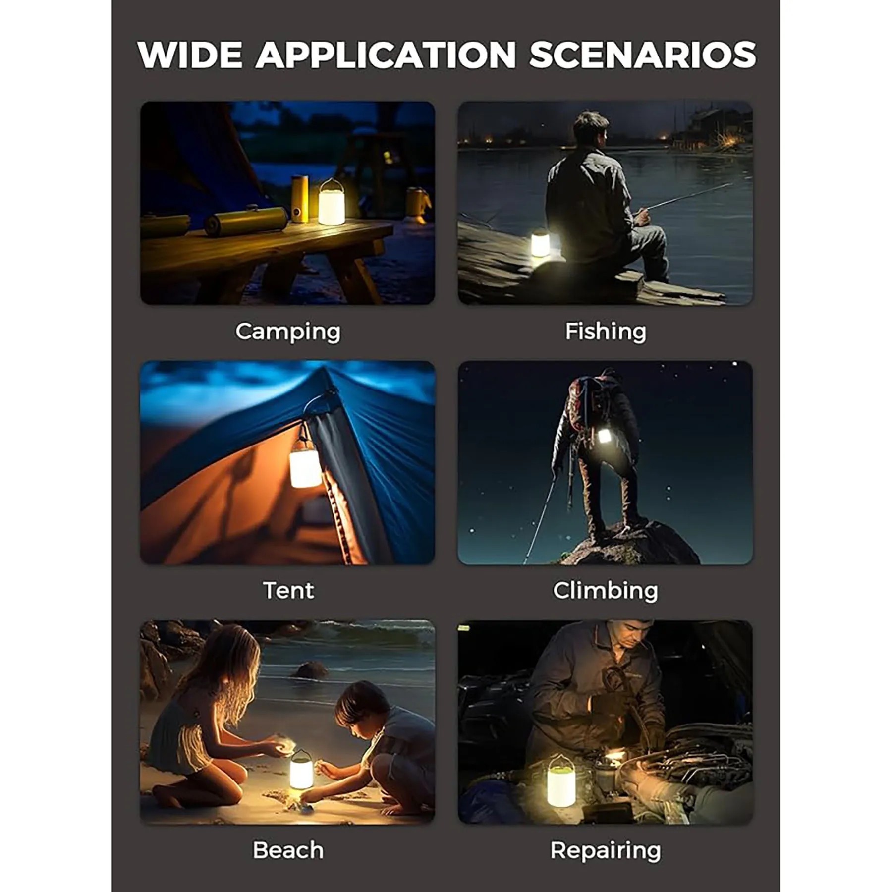 Rechargeable LED Camping Lantern 2
