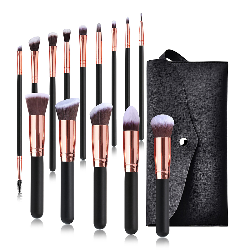 Premium Synthetic 14PCS Makeup Brush Set 7