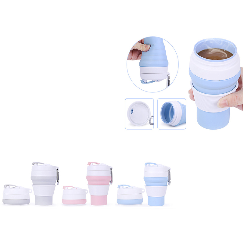 350ml Foldable Silicone Coffee Cup 2
