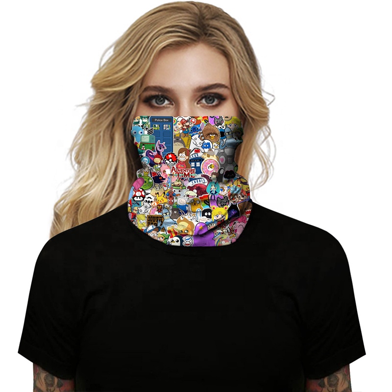 Halloween Ear Loops Stylish Neck Gaiters 7
