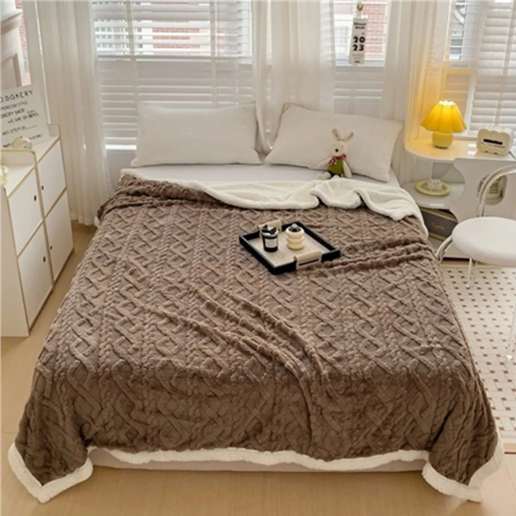Sherpa Throw Blanket 10