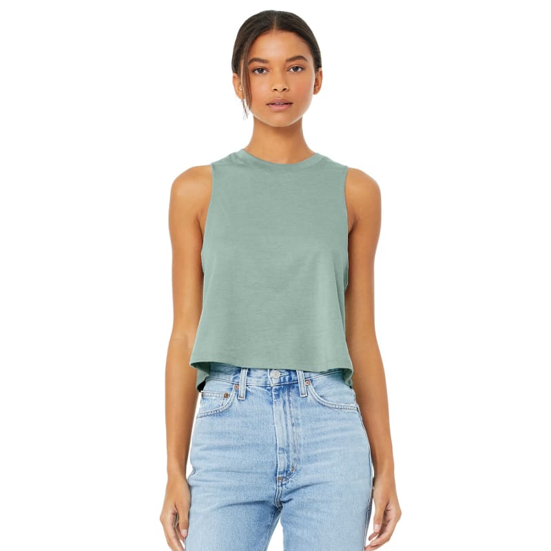 Bella + Canvas Ladies' Racerback Cropped Tank 16