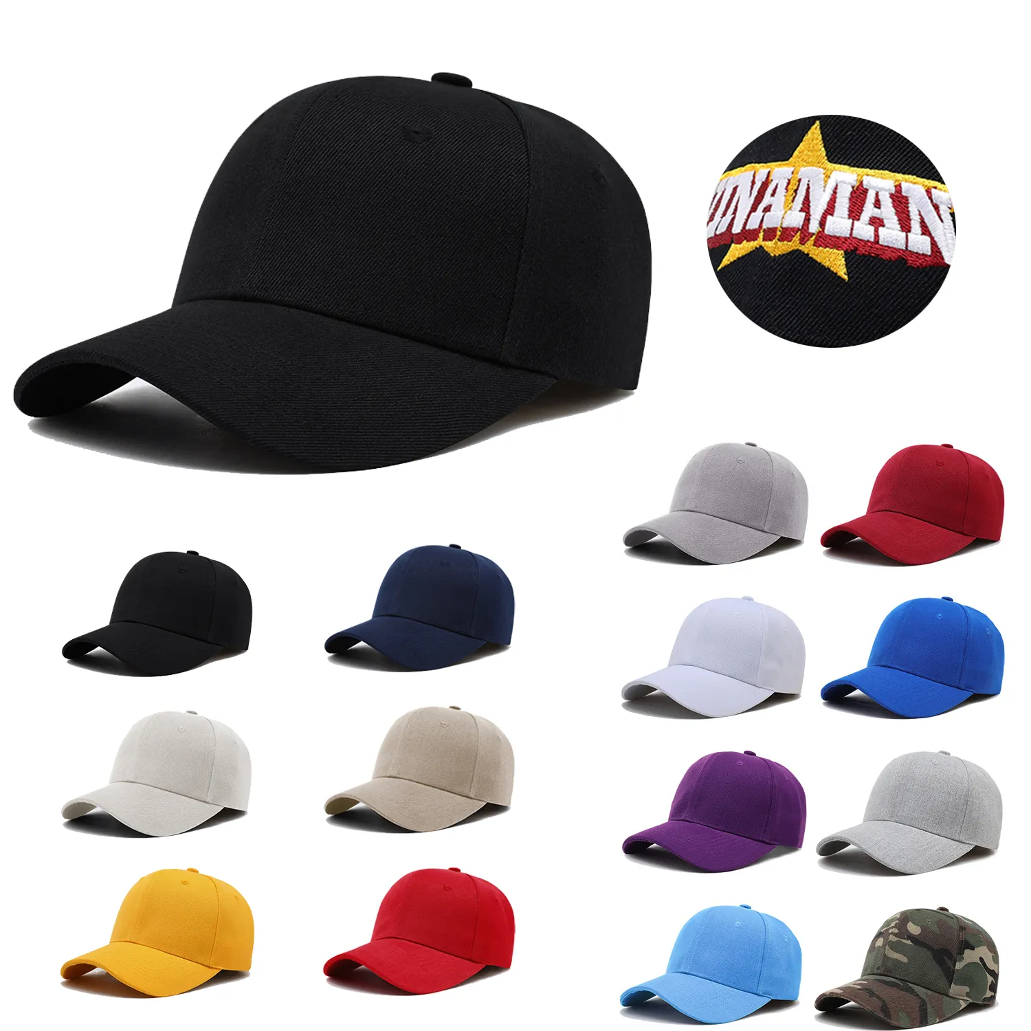 Cotton Embroidered Baseball Cap 4
