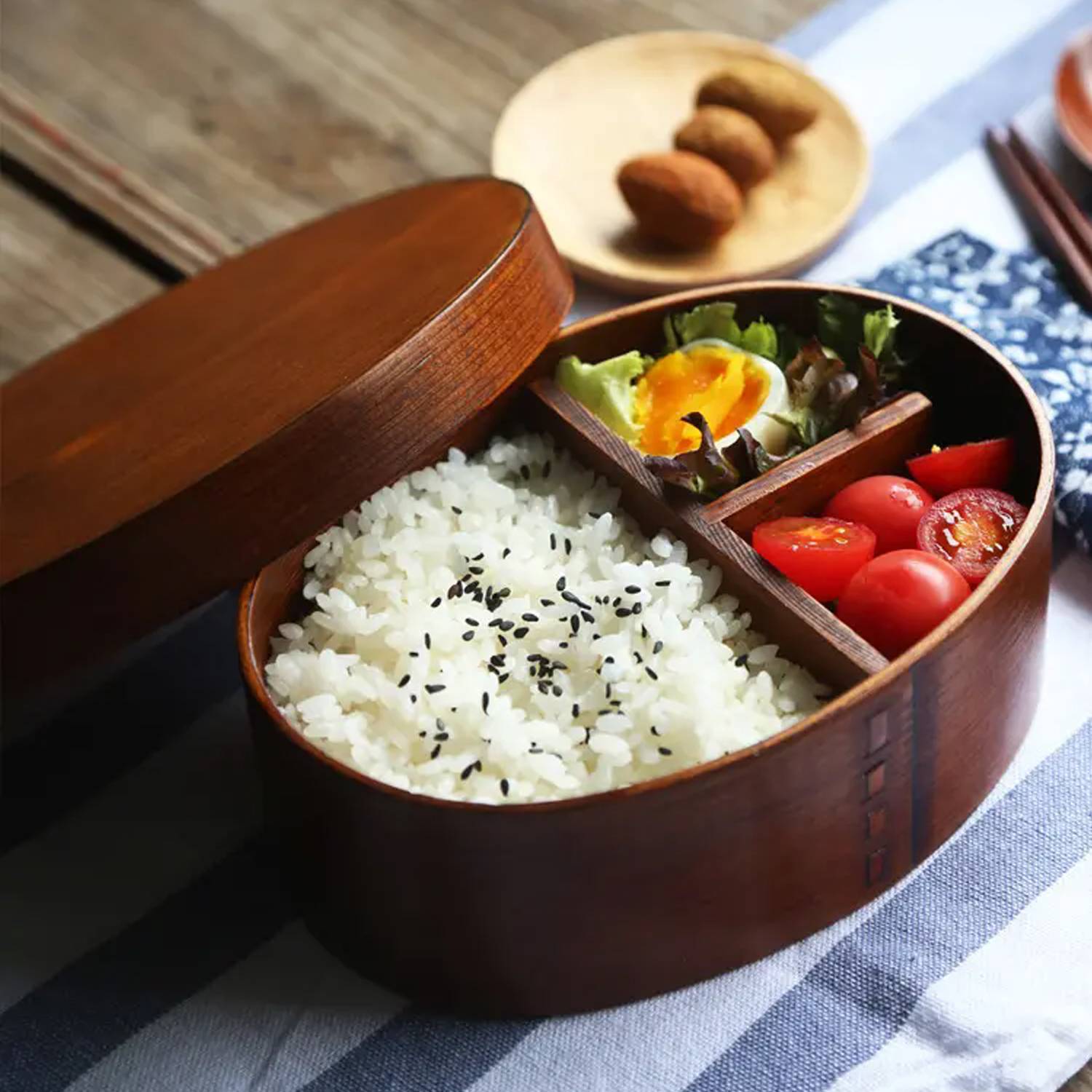 Wood Bento Lunch Box 3