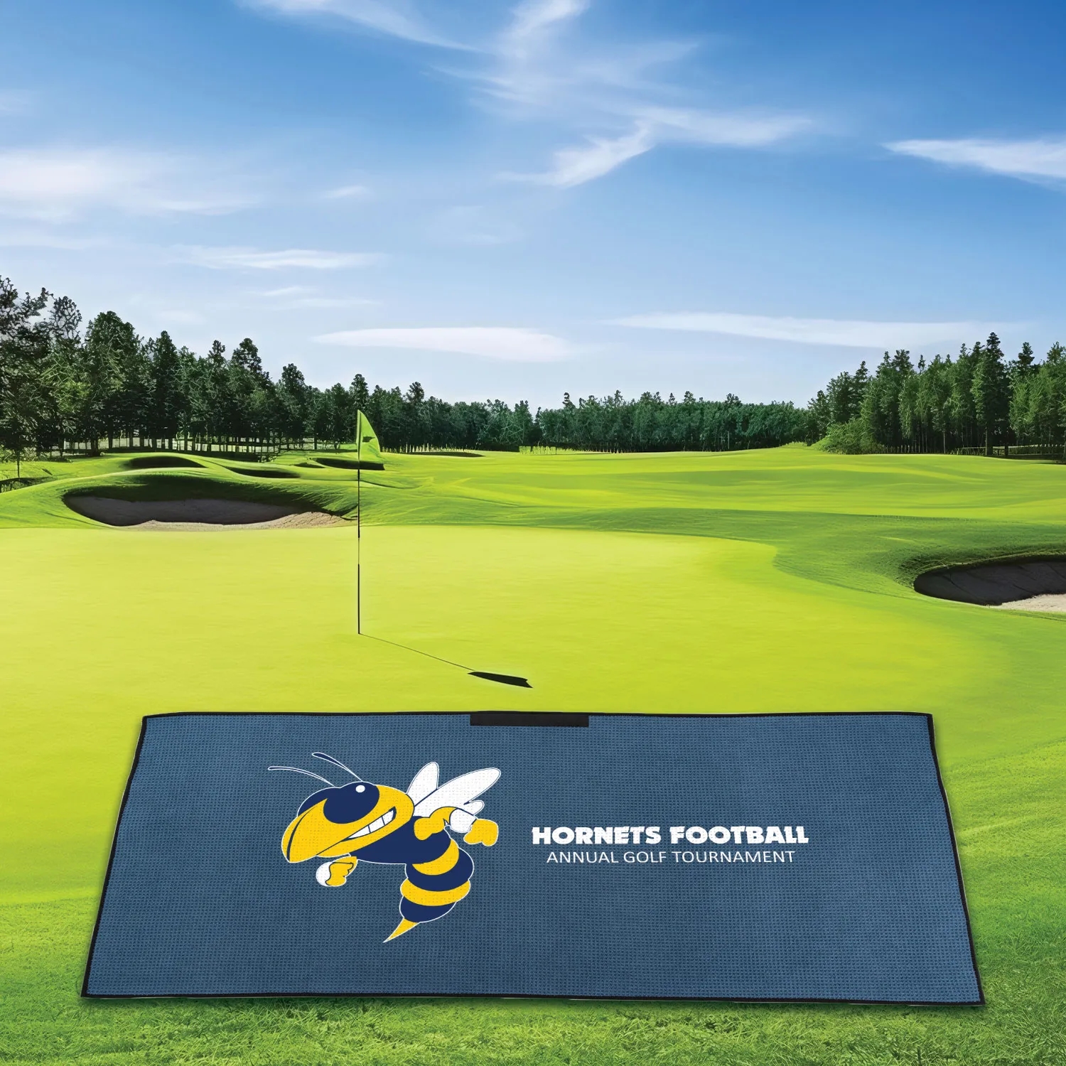 MaxxColor Waffle Golf Towel (17" x 40") 3