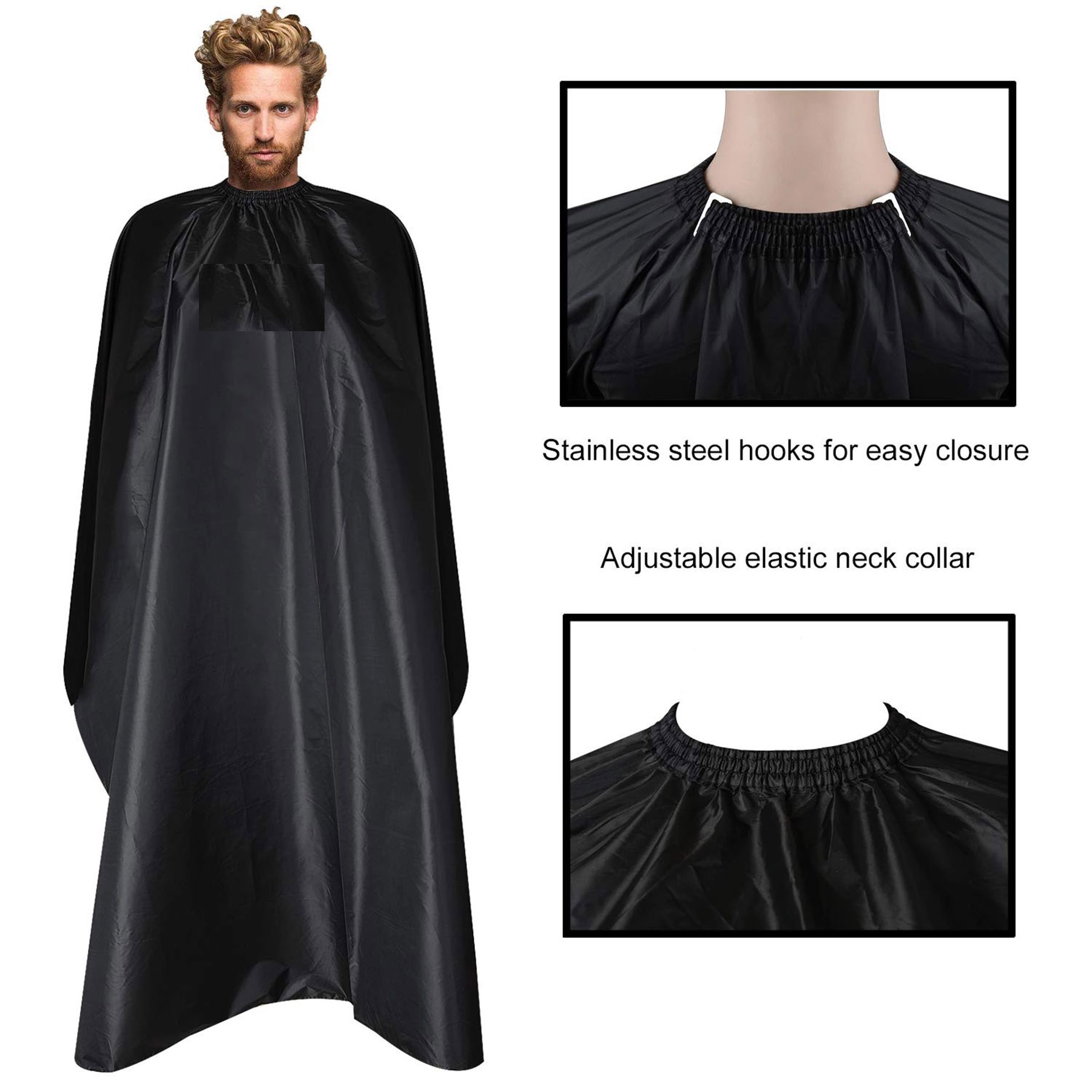 Hair Cut Hairdressing Salon Cape Professional Waterproof Nylon Hairdressers Barbers Cape Gown 2