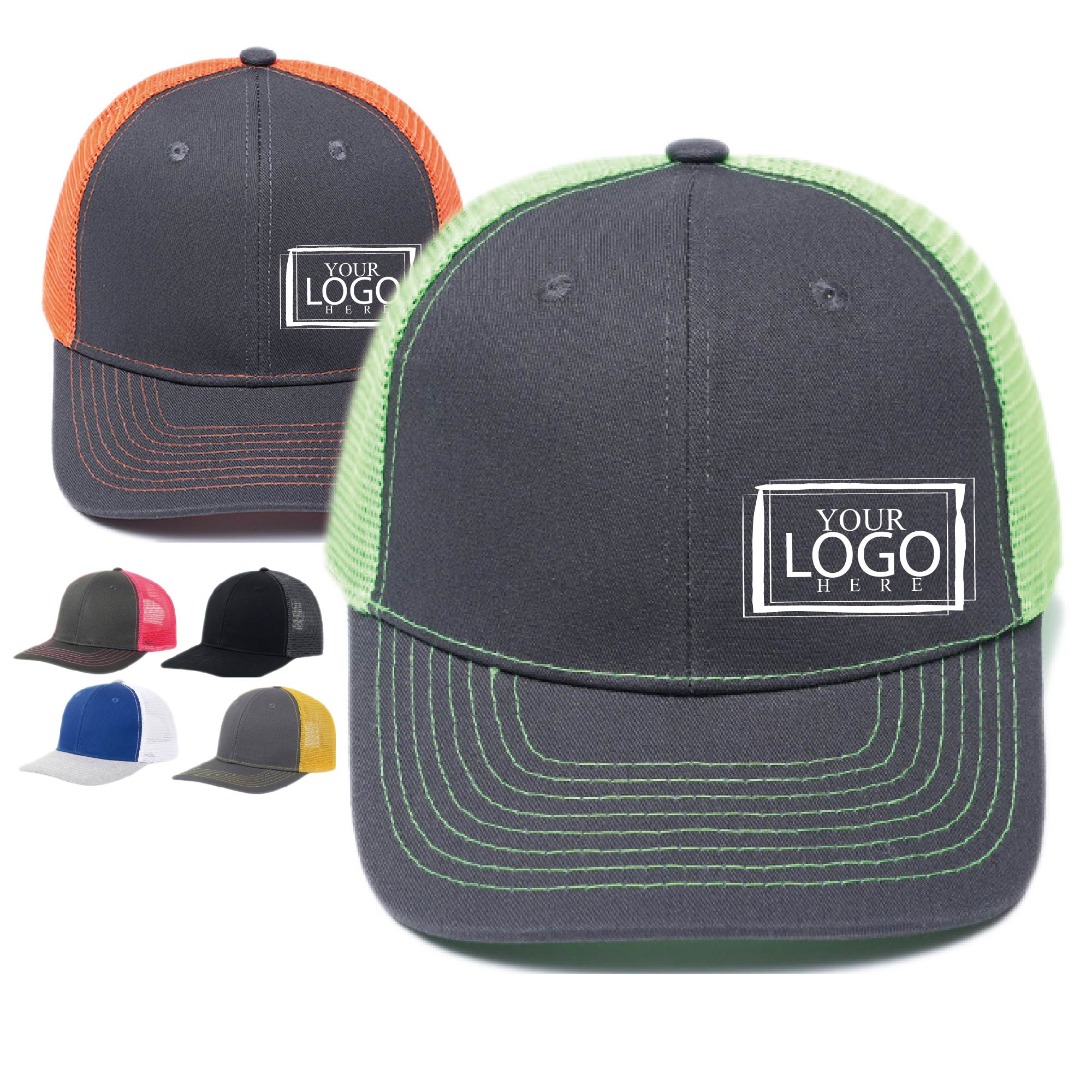 Trucker Cap with Mesh Back 1
