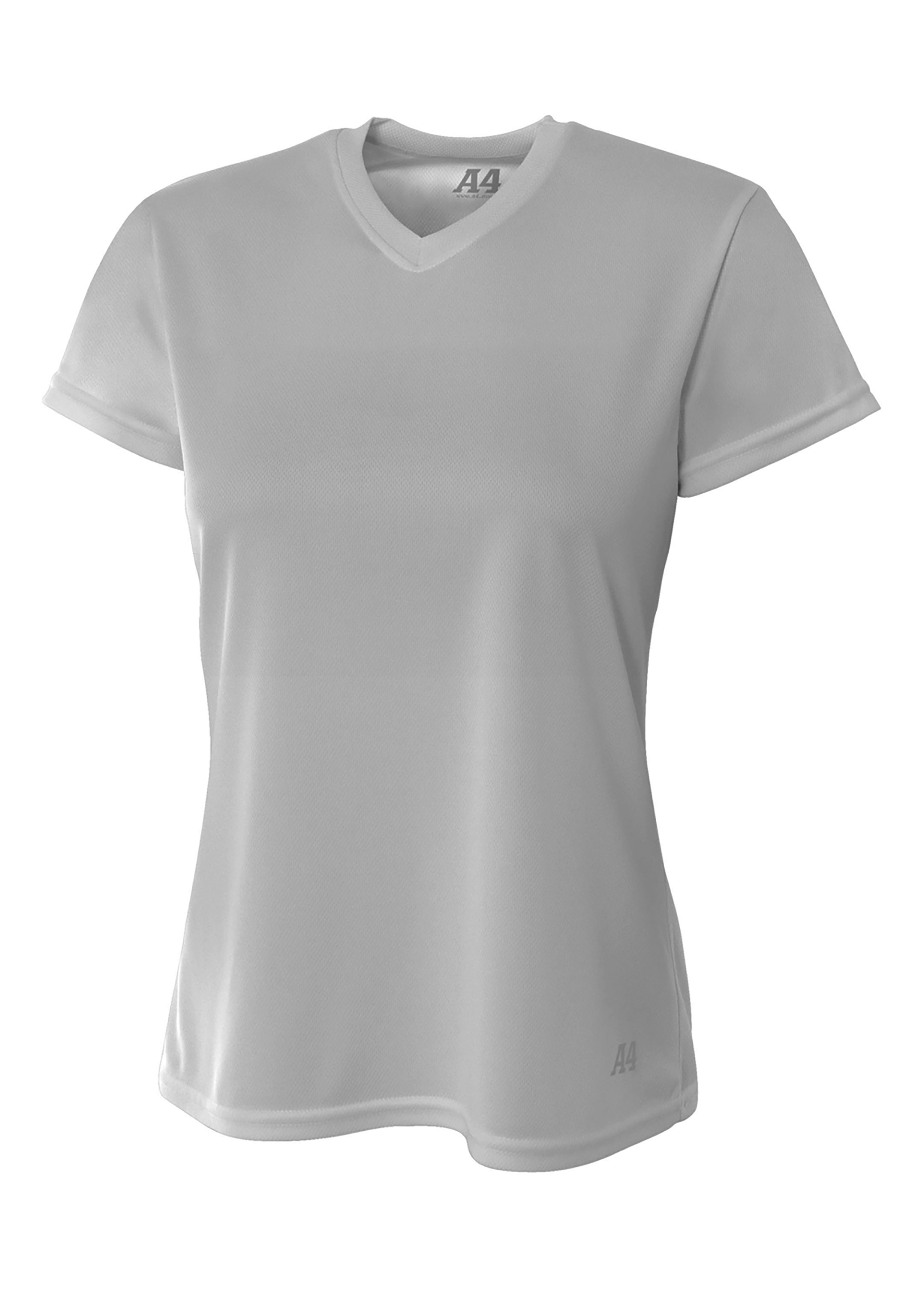 A4 Short Sleeve V-Neck Bird's Eye Mesh Tee 11