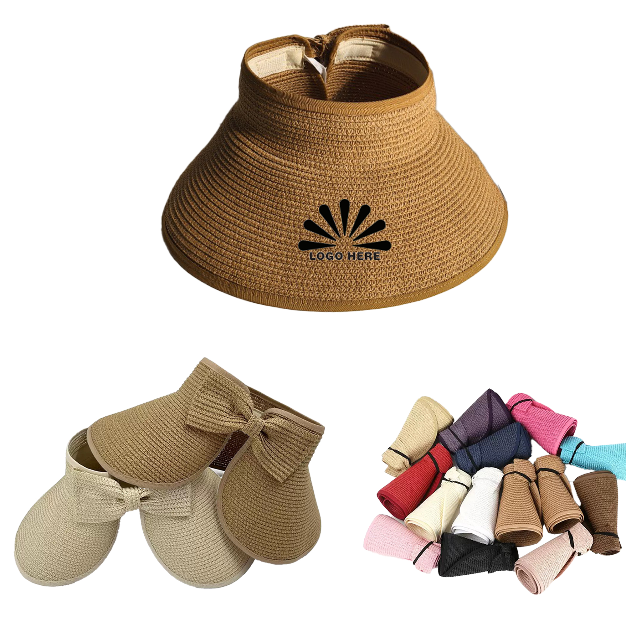 Foldable Wide Brim Beach Hat 1