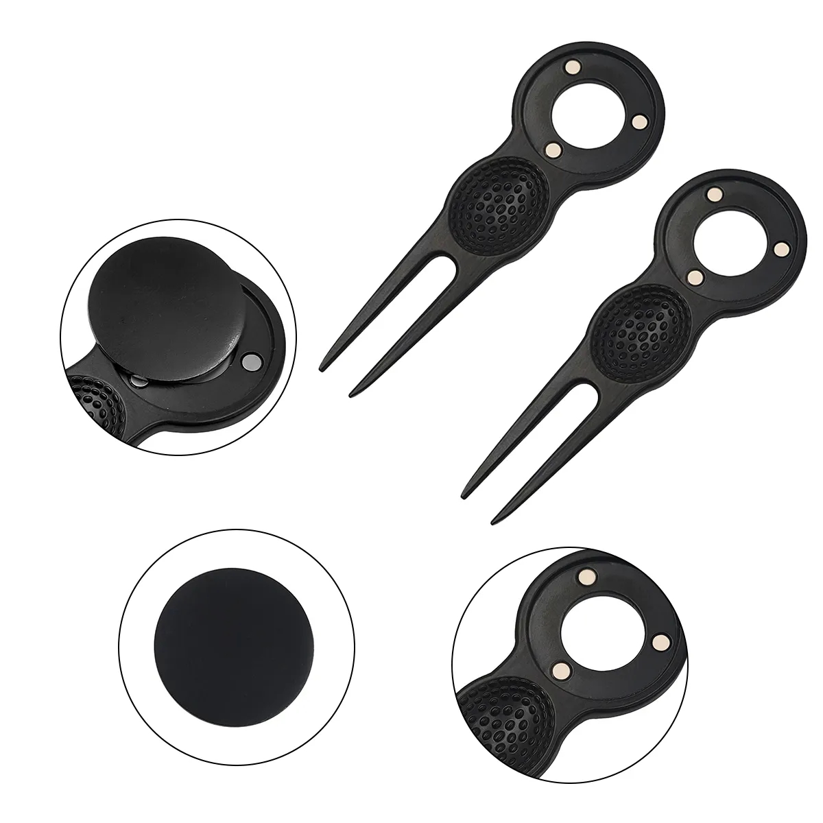 Golf Divot Repair Tool with Magnetic Ball Marker 7