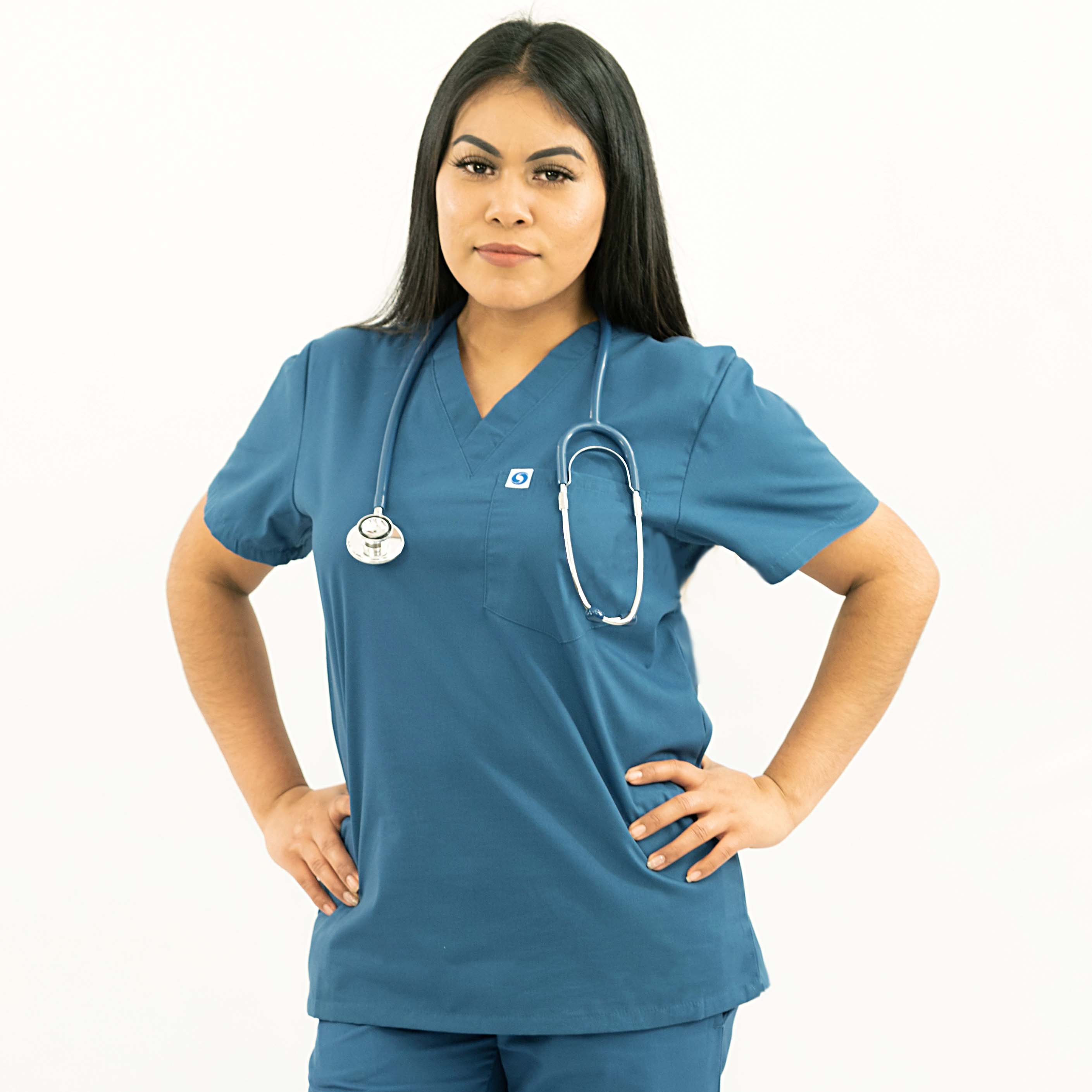 Spectrum's Unisex V- Neck Scrub Top