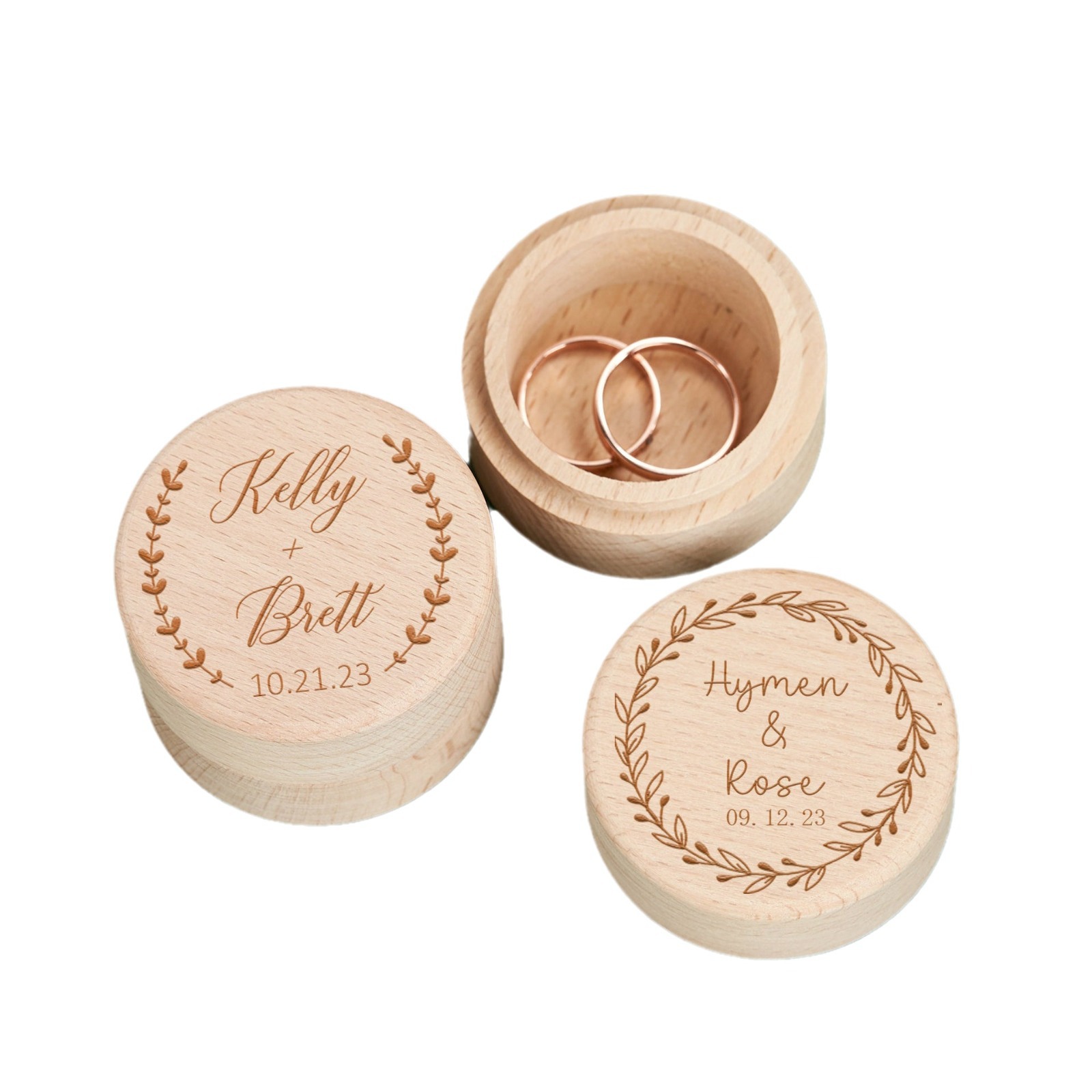 Wooden Wedding Ring Box 2