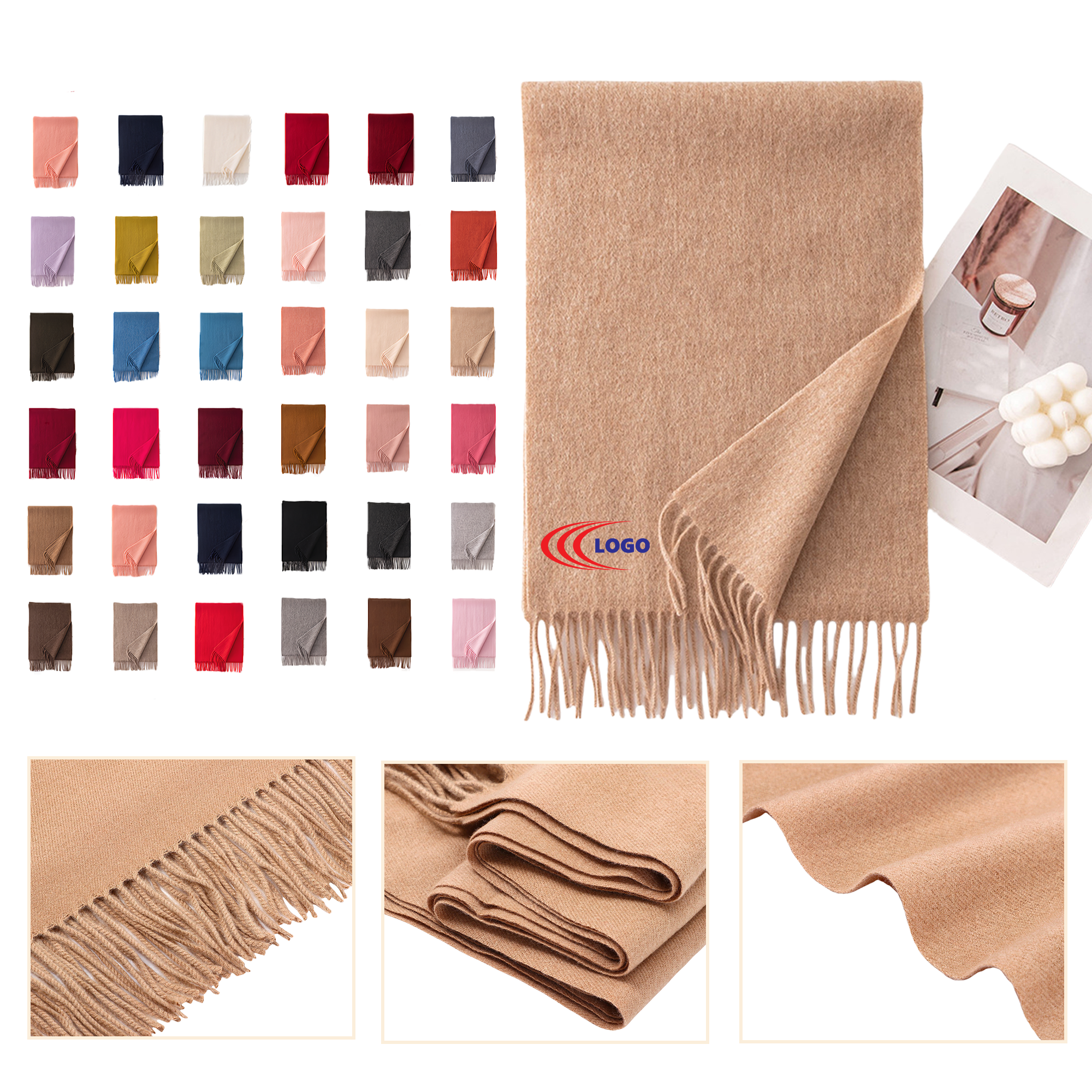 Super Soft Classic Acrylic Winter Scarf 3