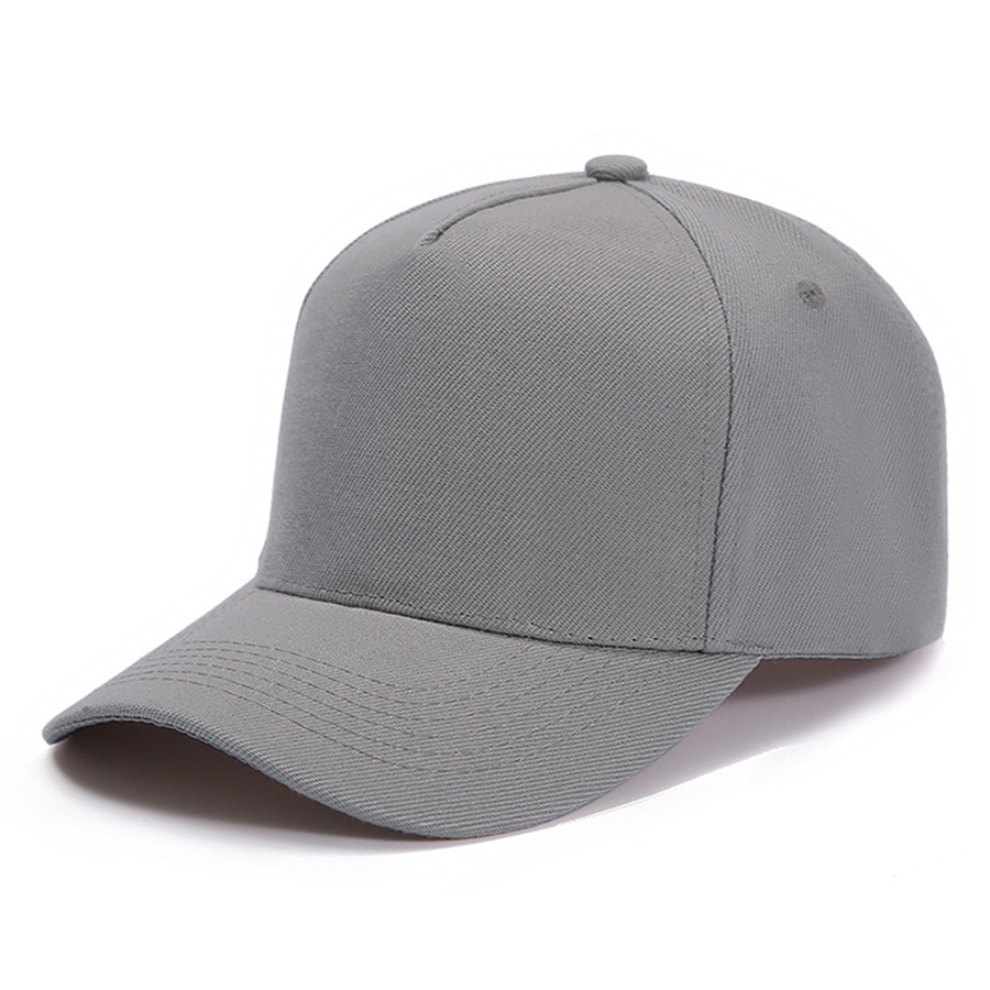 Stock Solid Color Polyester 5-Panel Cap 21