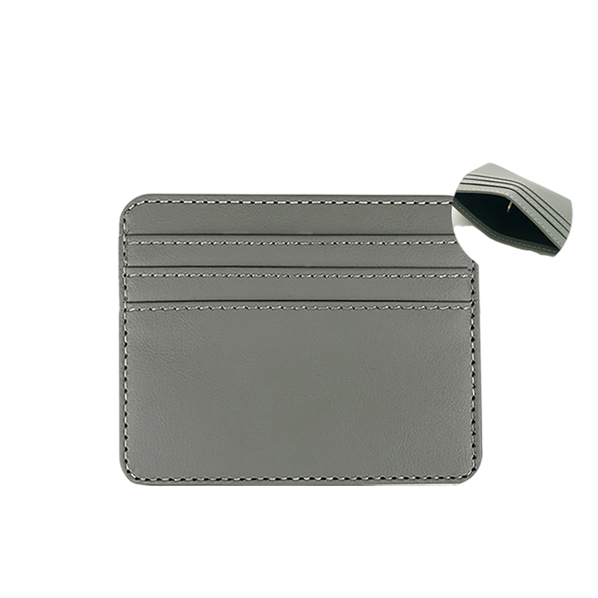 Pu Leather Credit Card Holder Wallet With Multi Card Slot Design 4" X 3.2" 8