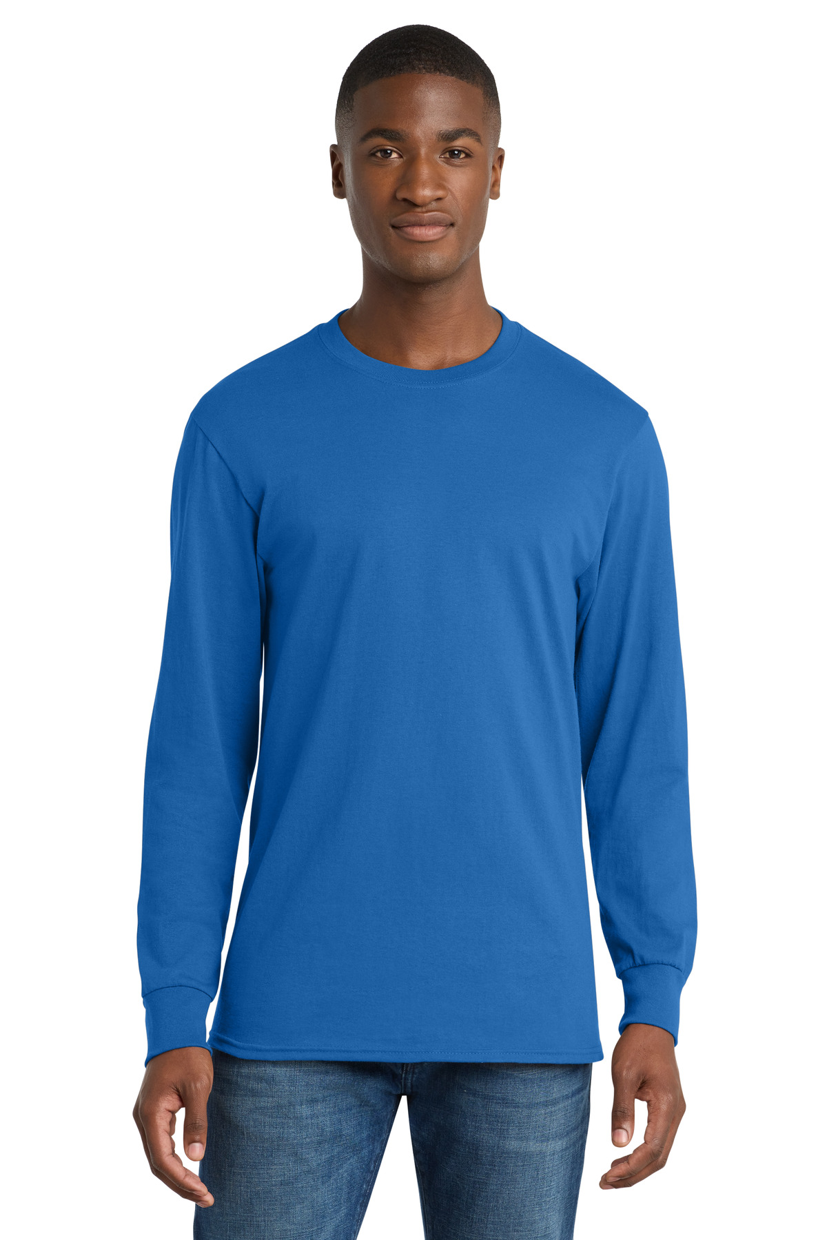 Port & Co Long Sleeve Core Cotton Tee. PC54LS 68