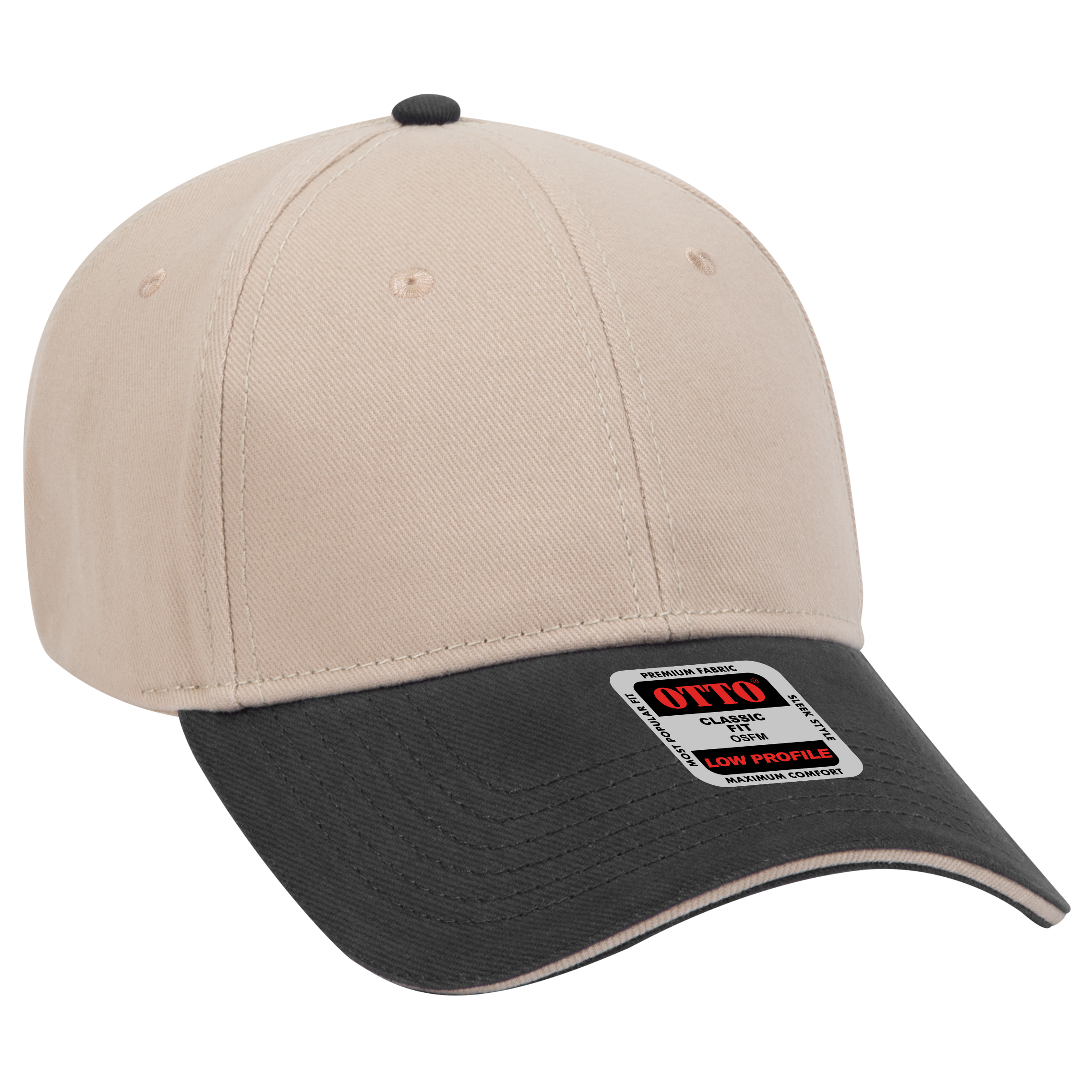 OTTO CAP® 6 Panel Low Profile Baseball Cap 10