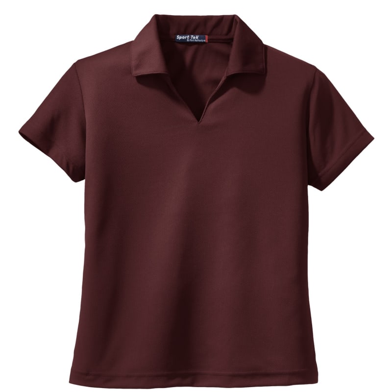 Sport-Tek Women's Dri-Mesh V-Neck Polo. 78