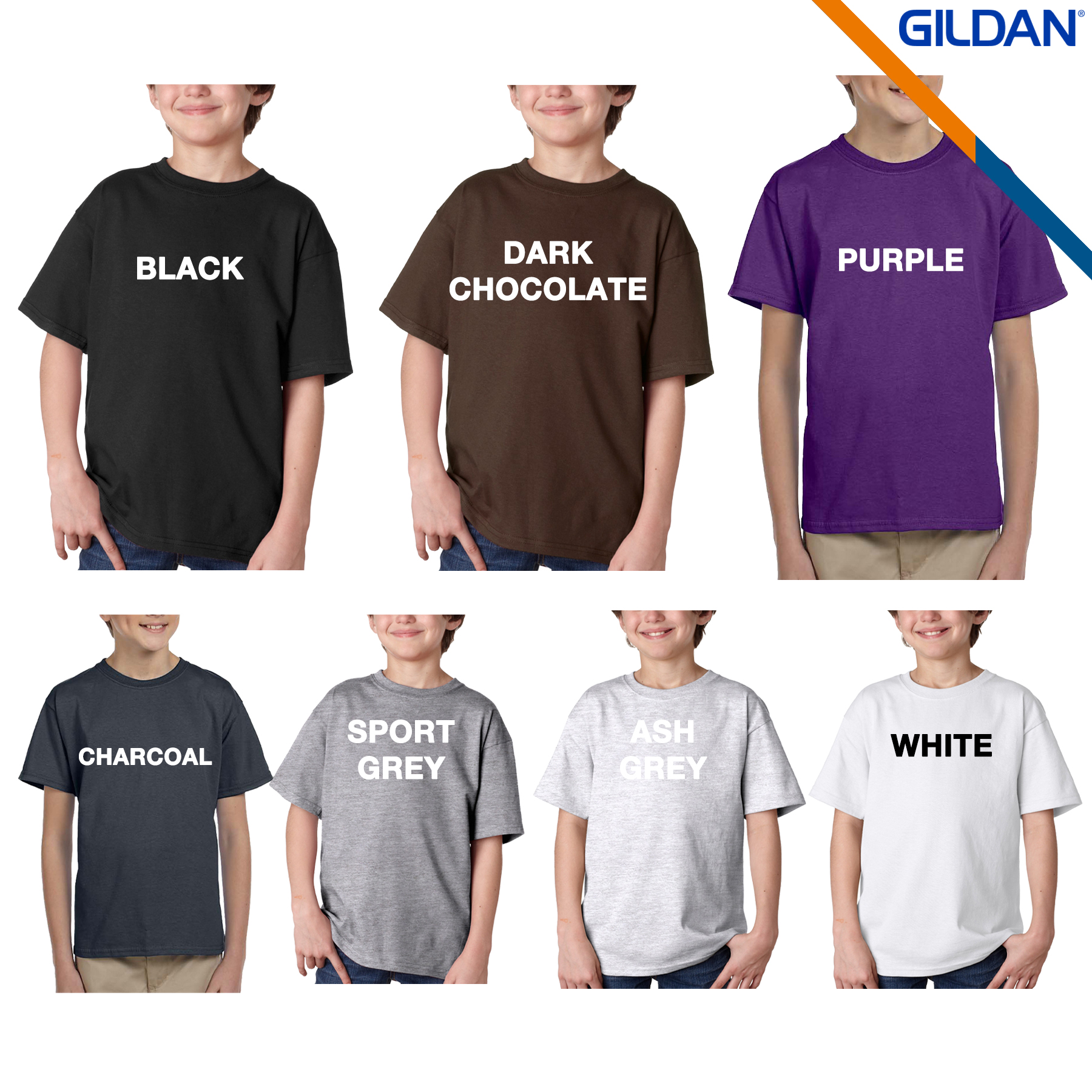Gildan® 6.1 oz 100% Cotton Preshrunk YouthT-shirts 6
