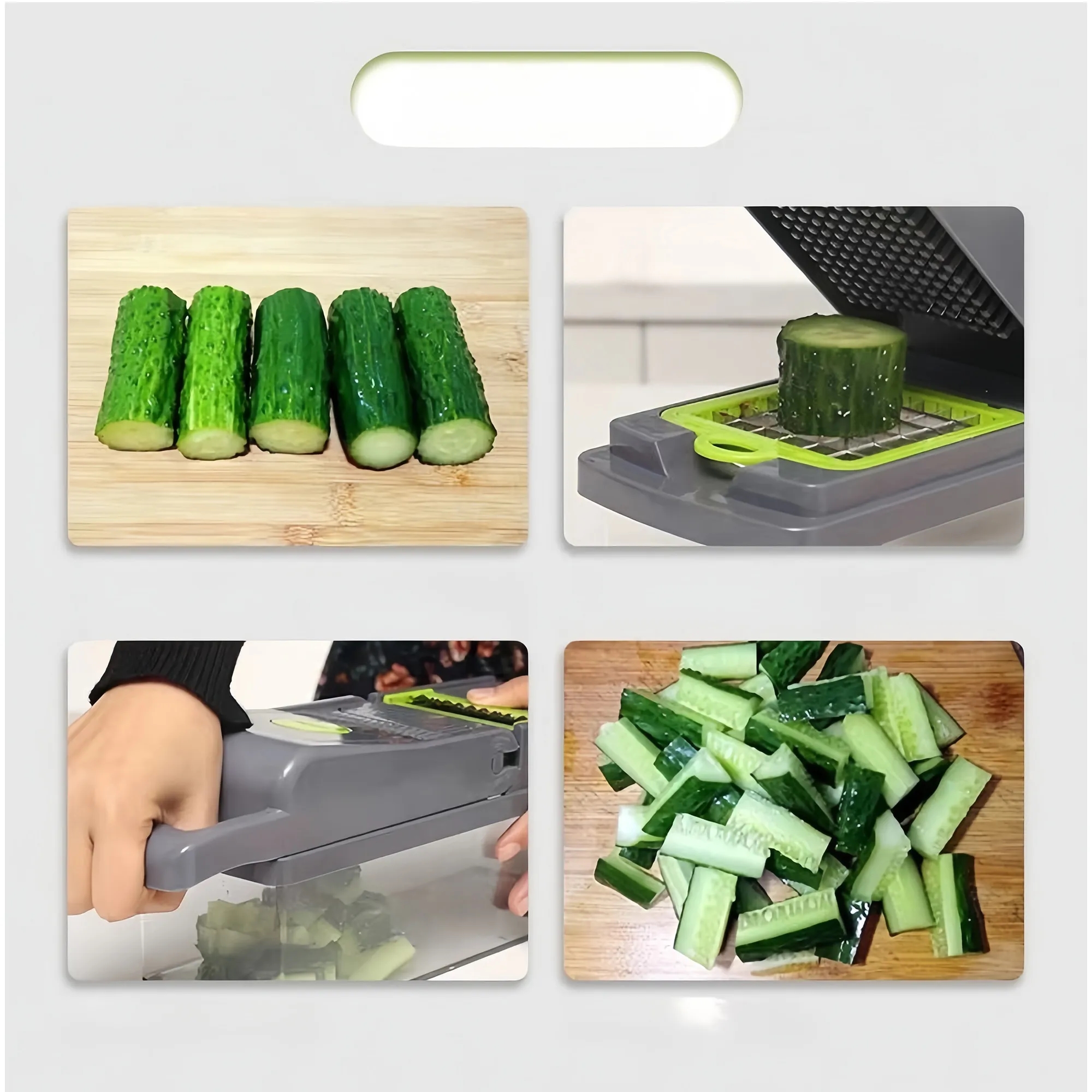 16-piece Set Mandoline Slicer Vegetable Chopper 10