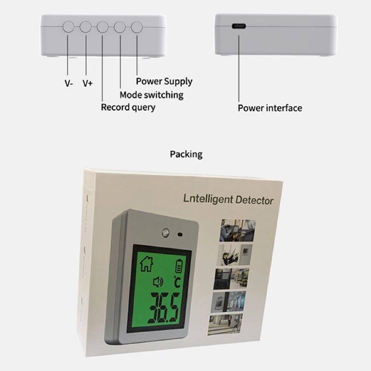 Intelli-Meter Touchless Wall Mount Infrared Thermometer 3