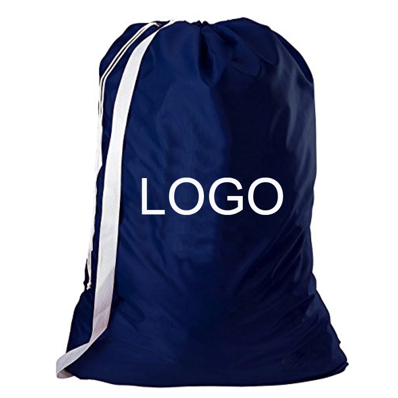 Carry Nylon Laundry Bag With Shoulder Strap 3