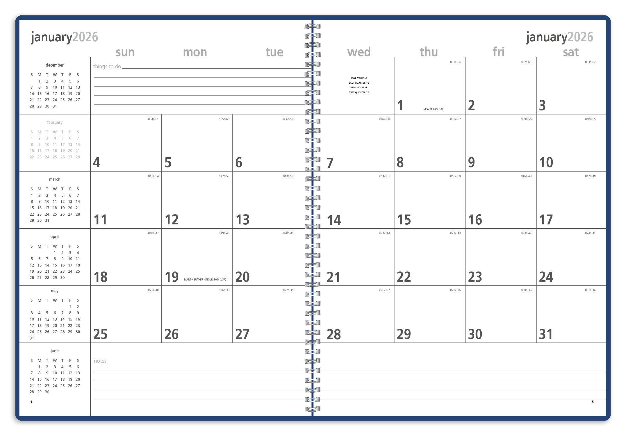 Triumph® Calendars Monthly & Weekly Planner 7