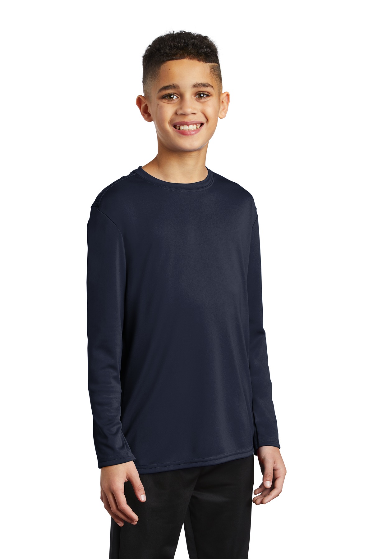 Port & Co Youth Long Sleeve Performance Tee PC380YLS 20