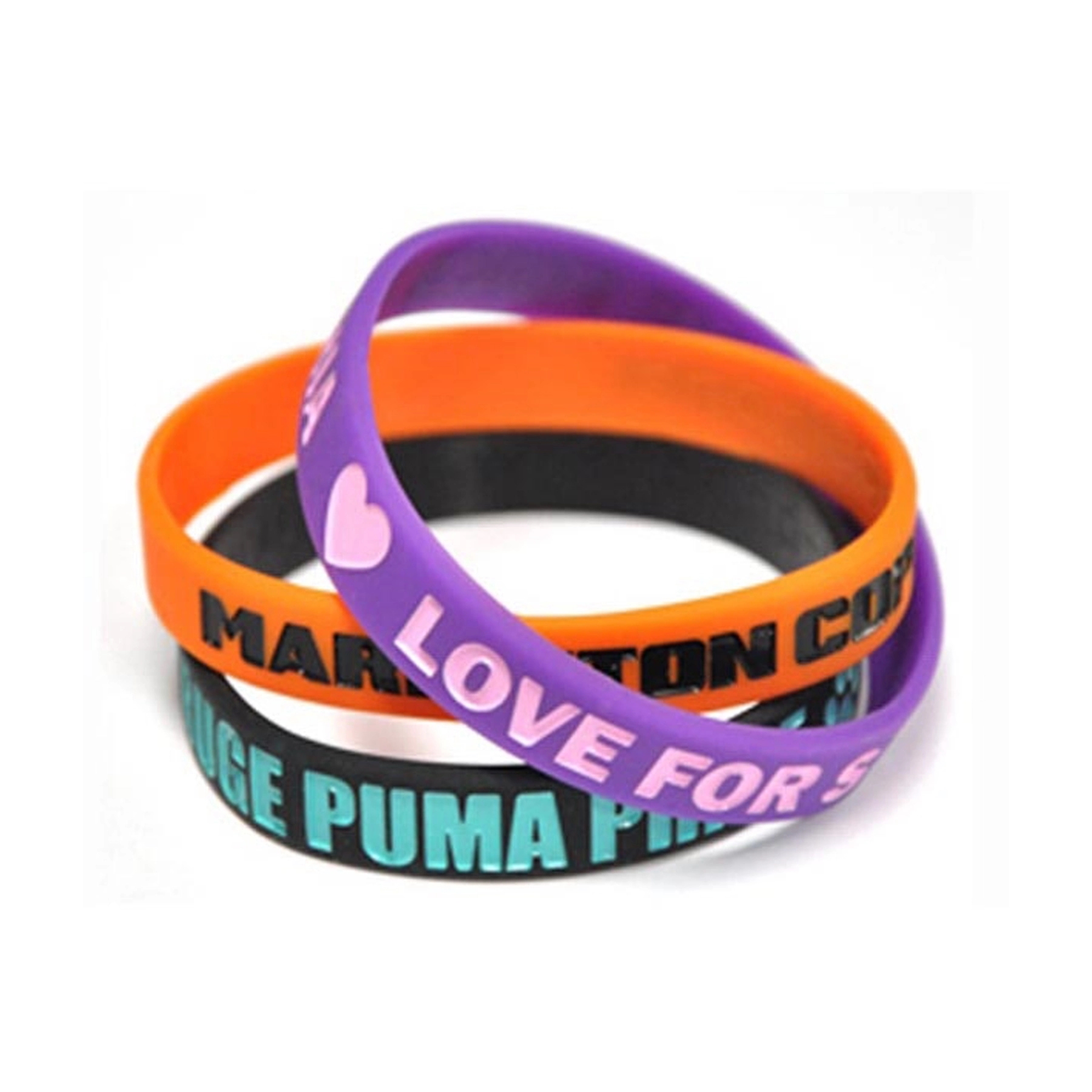 Debossed Silicone Wristband 1
