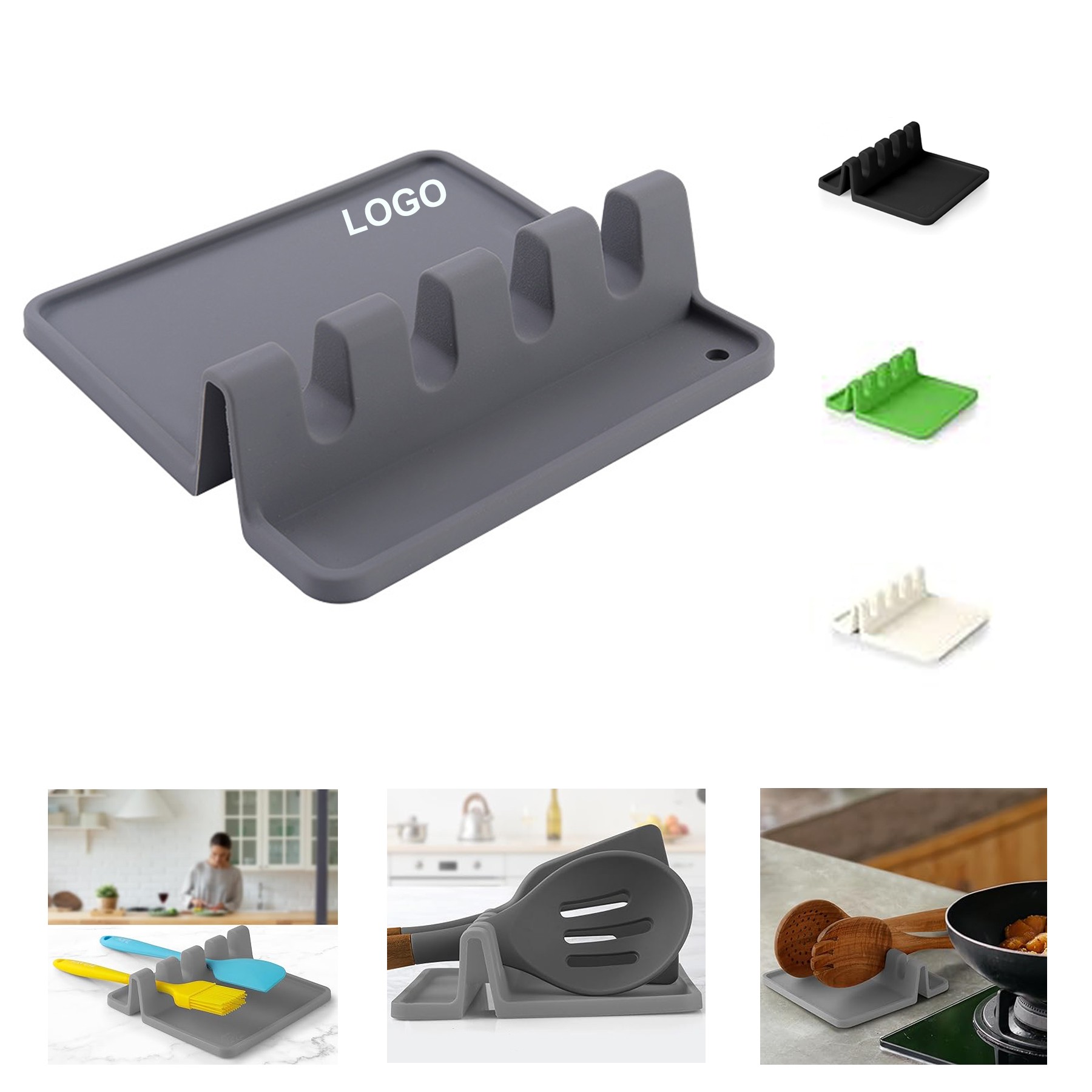 Kitchen Silicone Utensil Holder