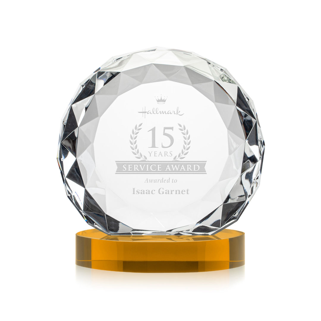 Seville Award on Alberton Base - Amber 9